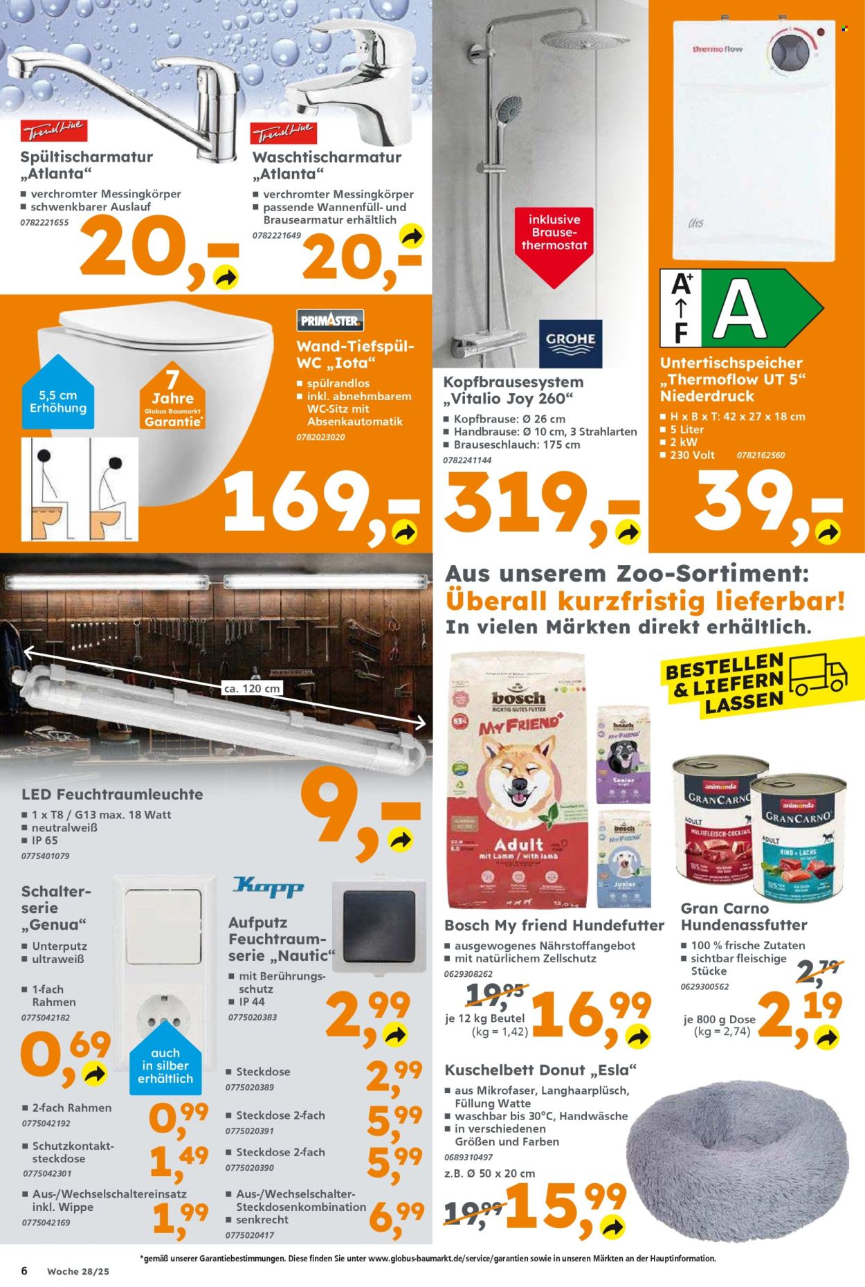 Globus Baumarkt Prospekte  - 7.07.2025 - 12.07.2025. Seite 6