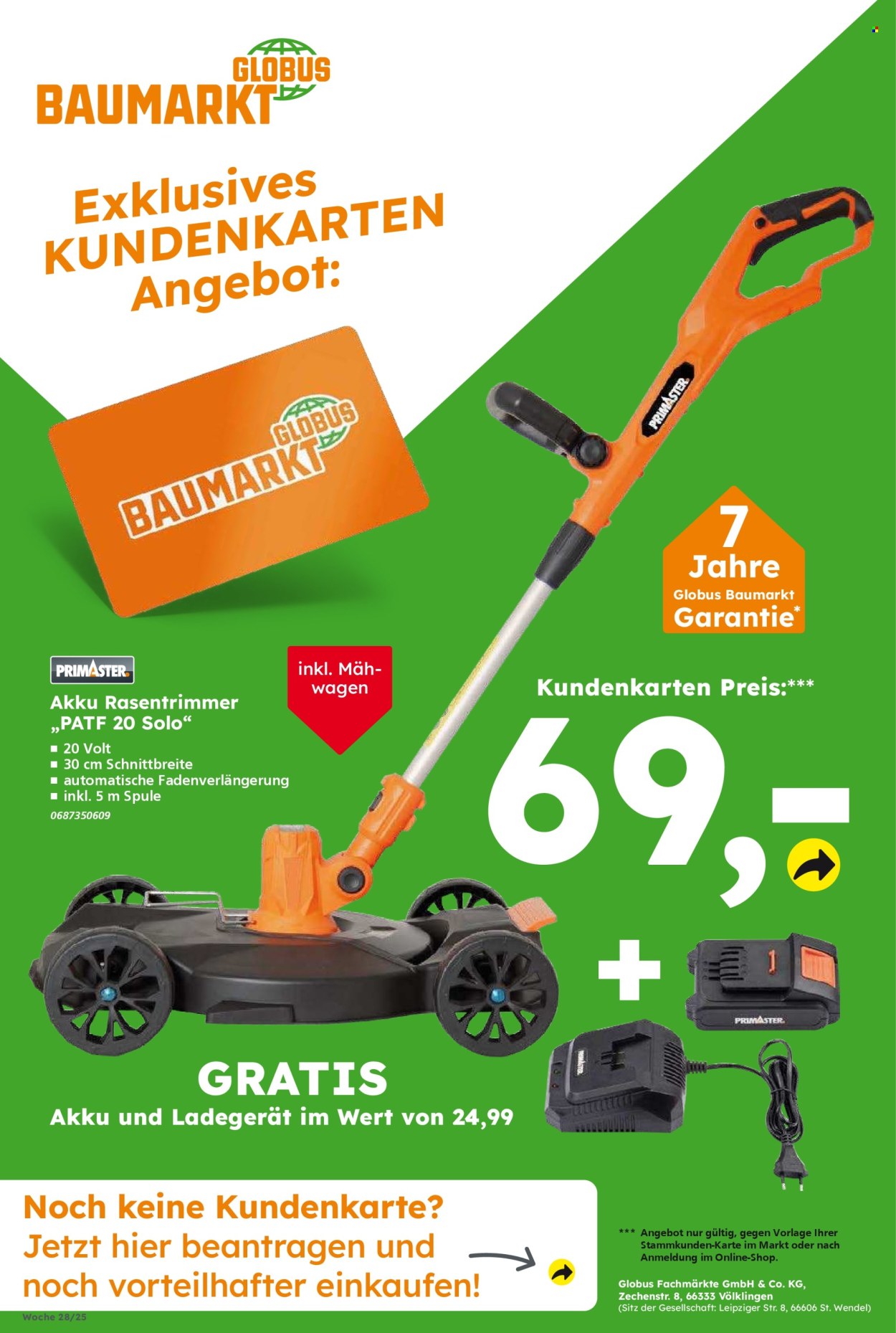 Globus Baumarkt Prospekte  - 7.07.2025 - 12.07.2025. Seite 8