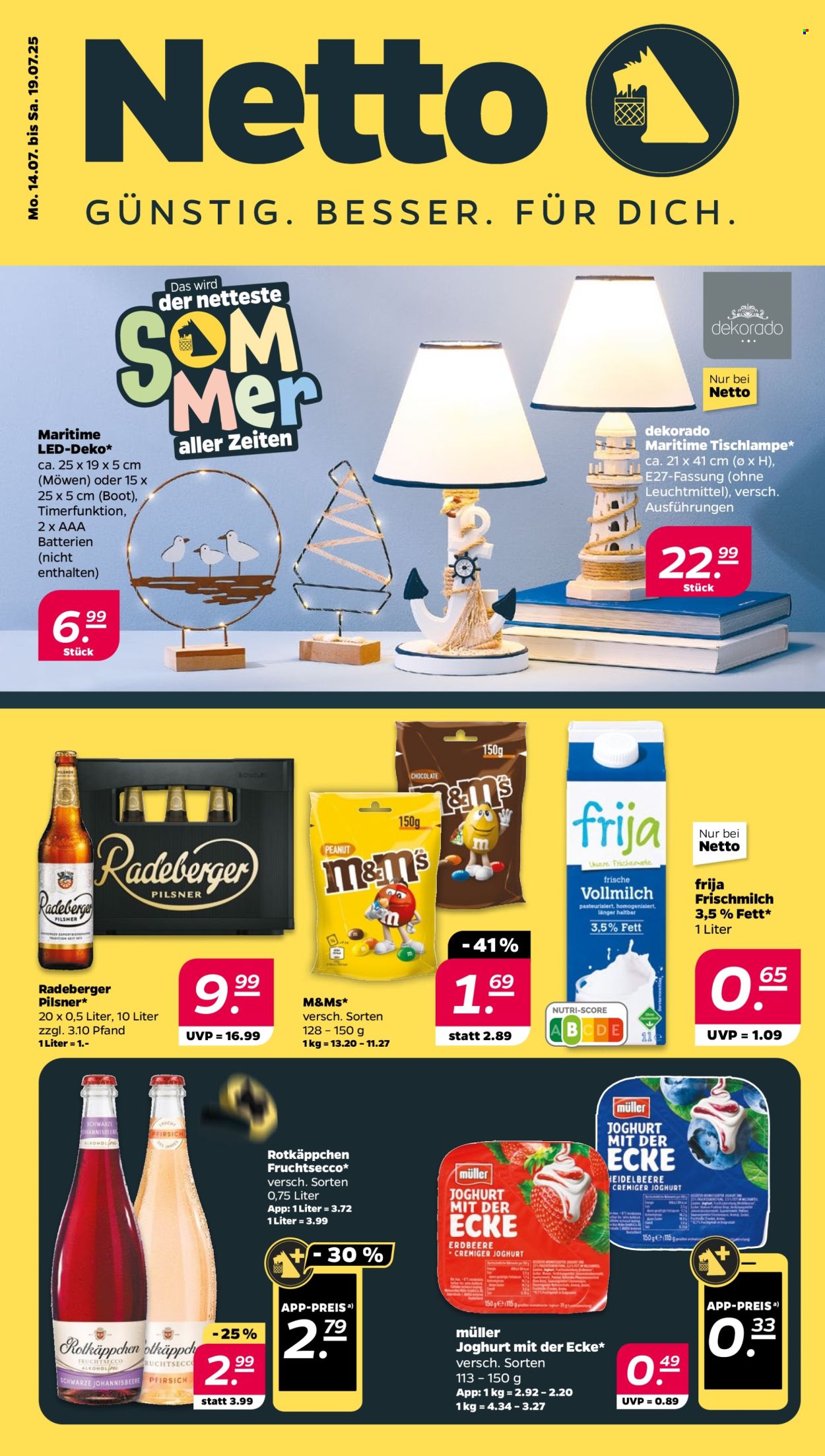 Netto Prospekte  - 14.07.2025 - 19.07.2025. Seite 1