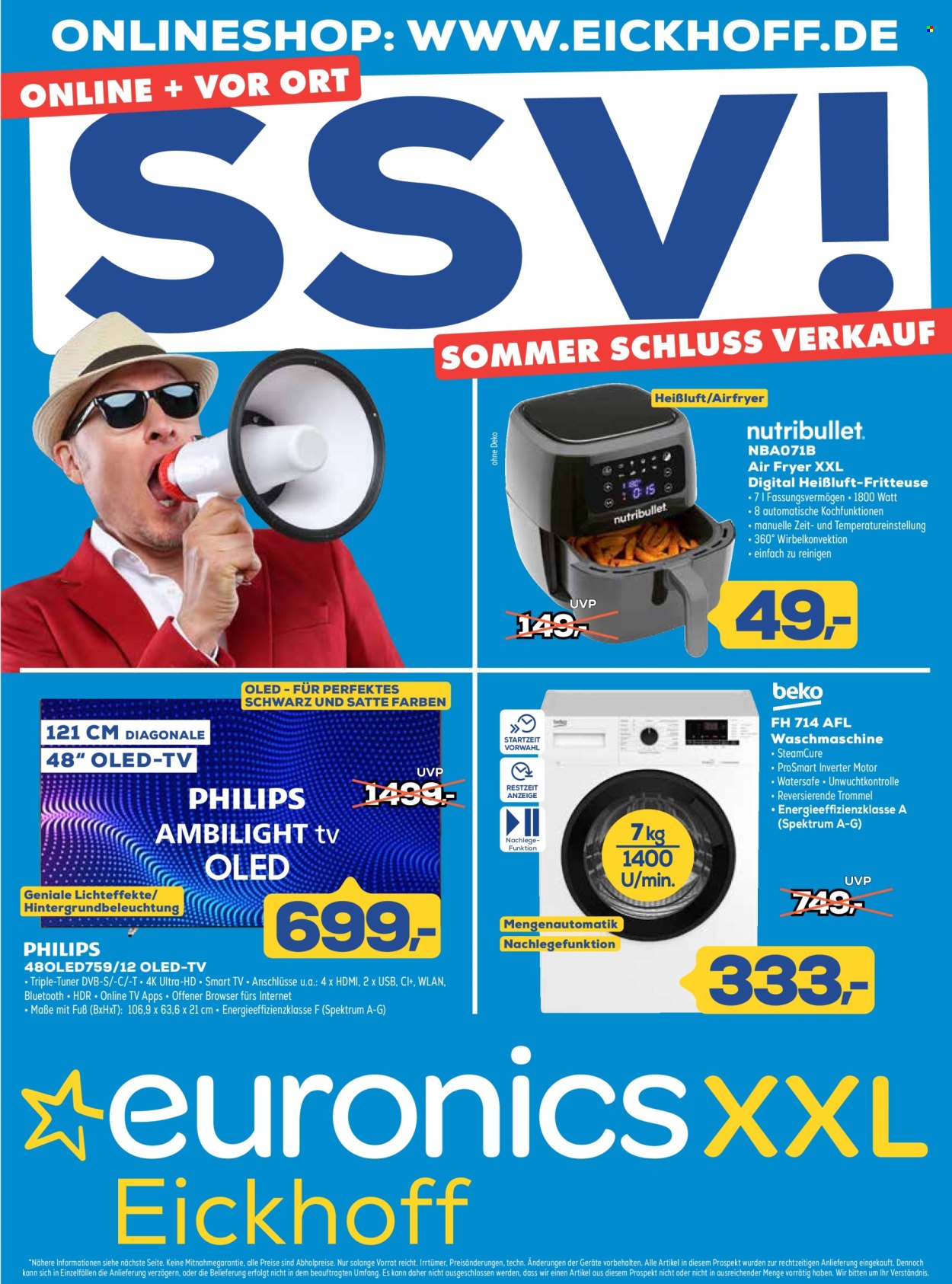 Euronics Prospekte  - 5.07.2025 - 12.07.2025. Seite 1