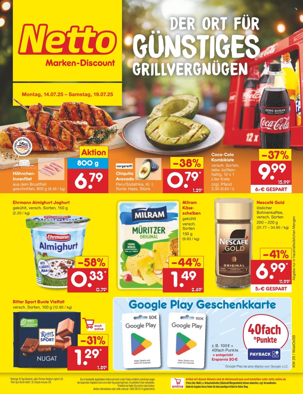Netto Marken-Discount Prospekte  - 14.07.2025 - 19.07.2025. Seite 1