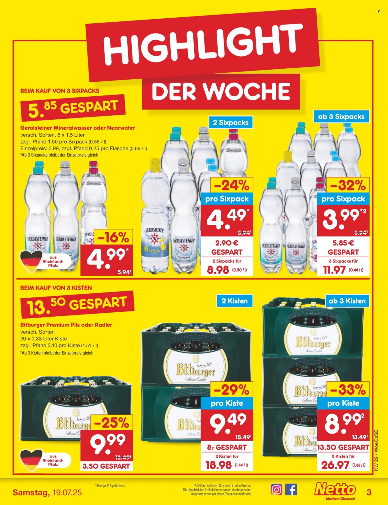 Netto Marken-Discount Prospekte  - 14.07.2025 - 19.07.2025. Seite 3
