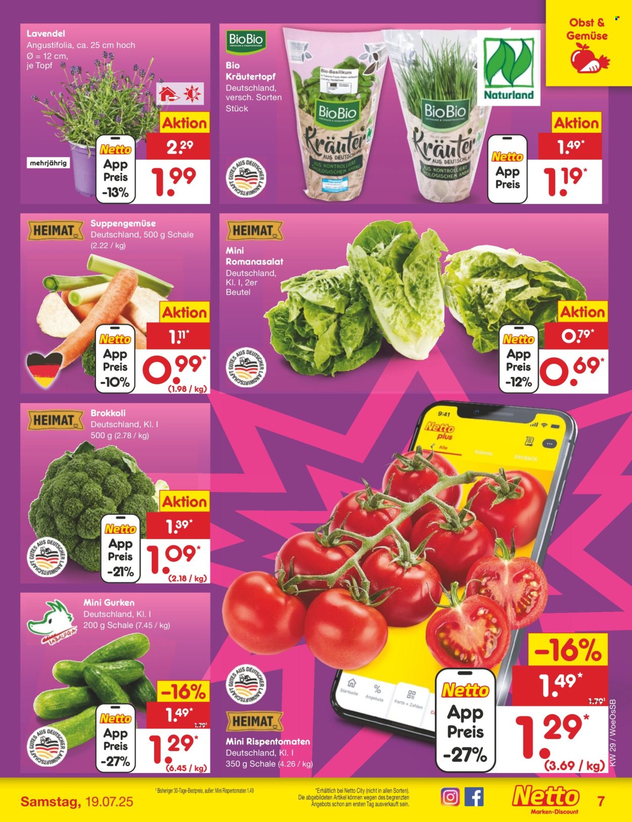 Netto Marken-Discount Prospekte  - 14.07.2025 - 19.07.2025. Seite 7