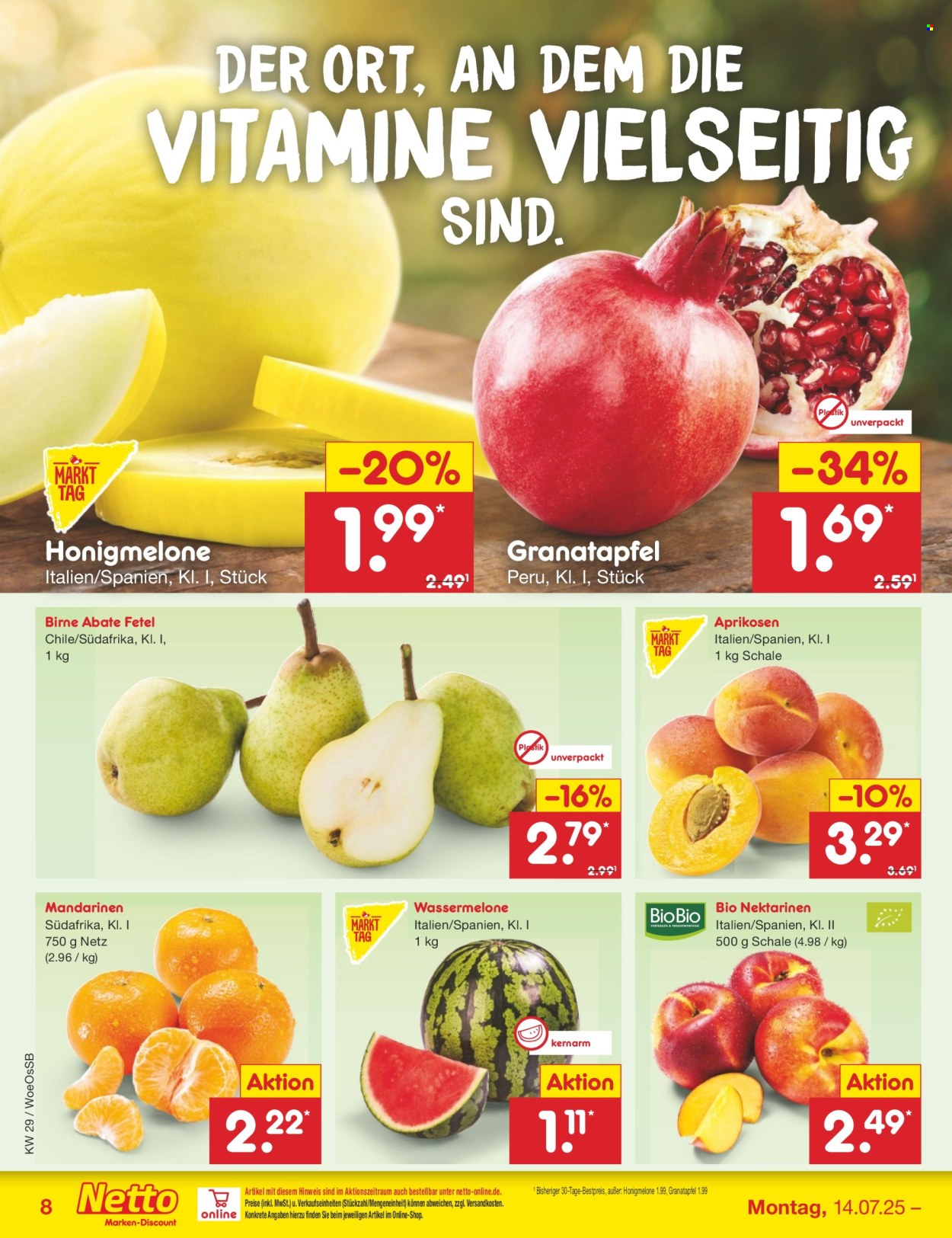 Netto Marken-Discount Prospekte  - 14.07.2025 - 19.07.2025. Seite 8