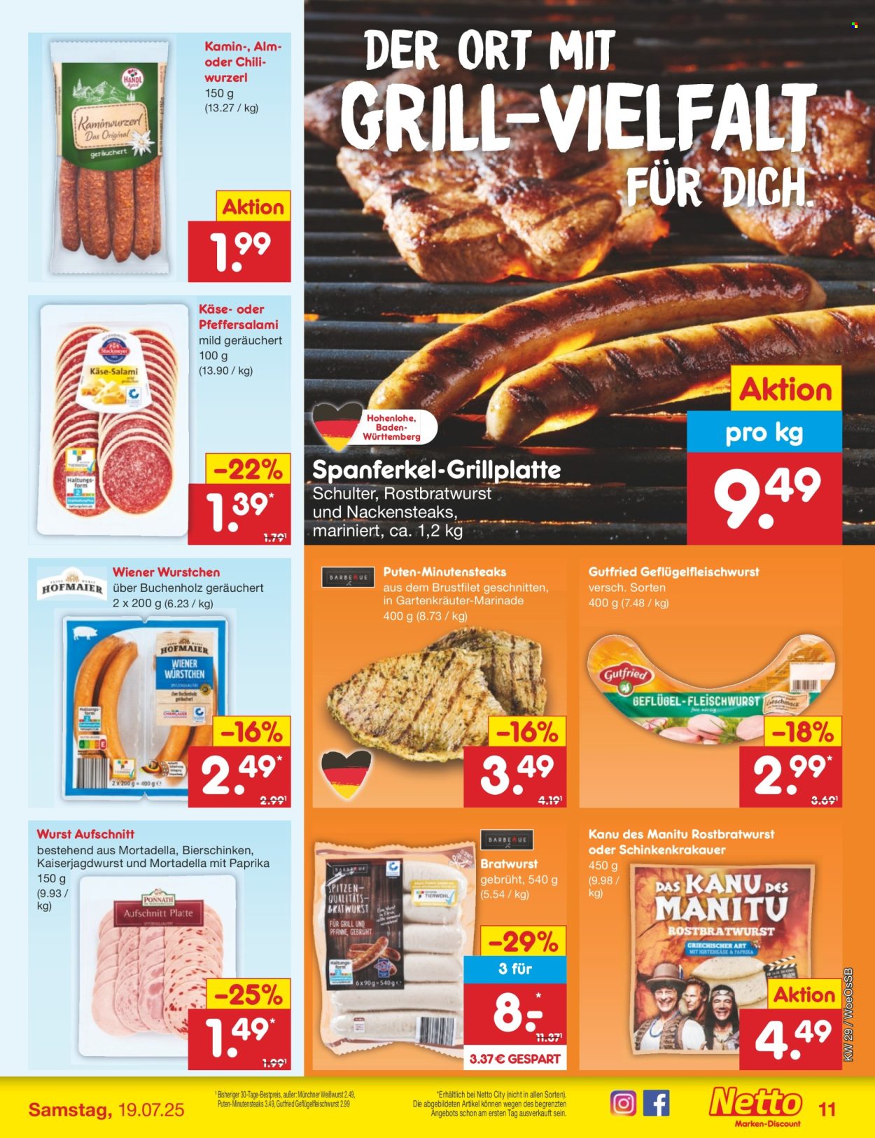 Netto Marken-Discount Prospekte  - 14.07.2025 - 19.07.2025. Seite 11
