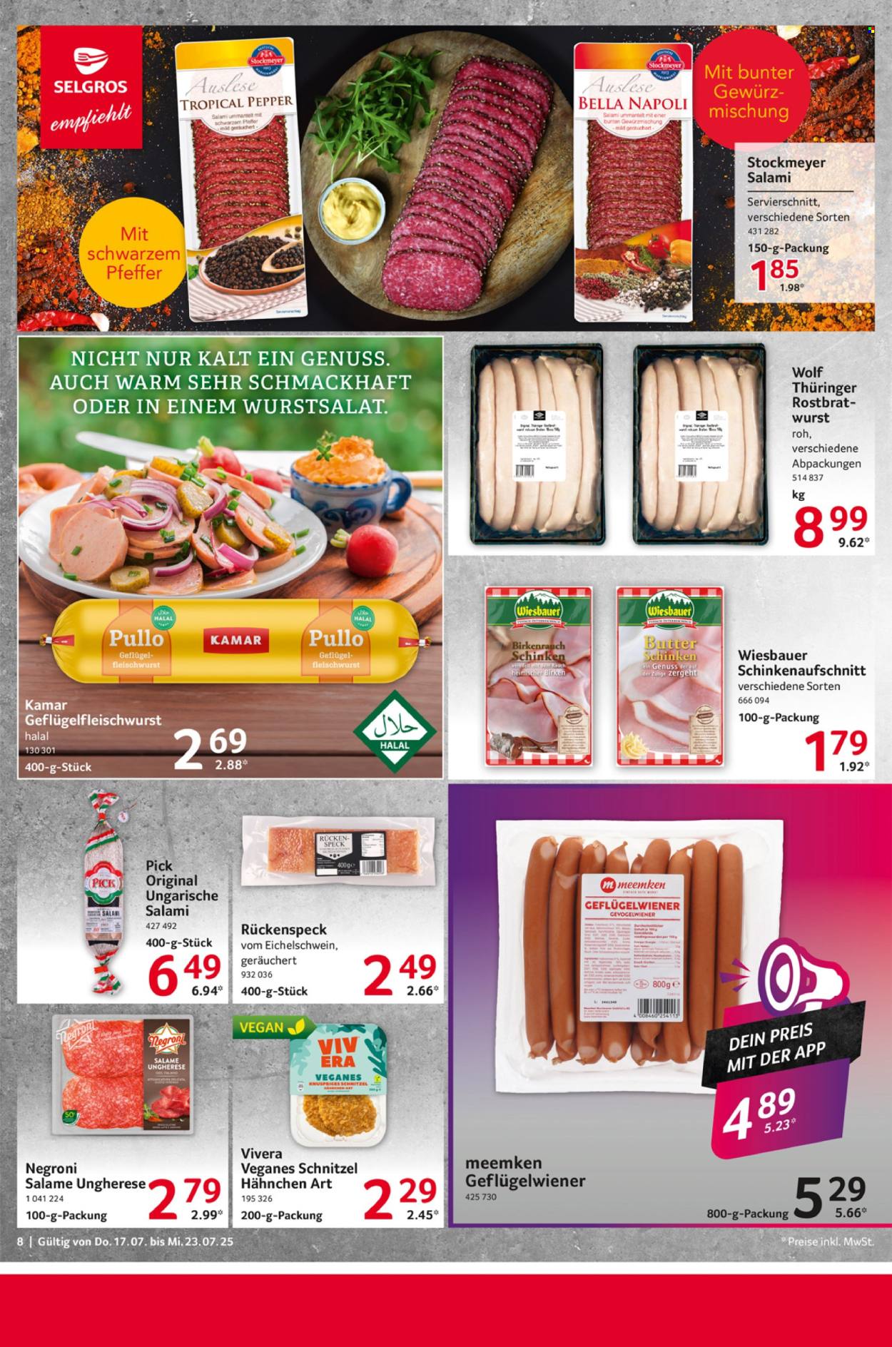 Selgros Prospekte  - 17.07.2025 - 23.07.2025. Seite 8