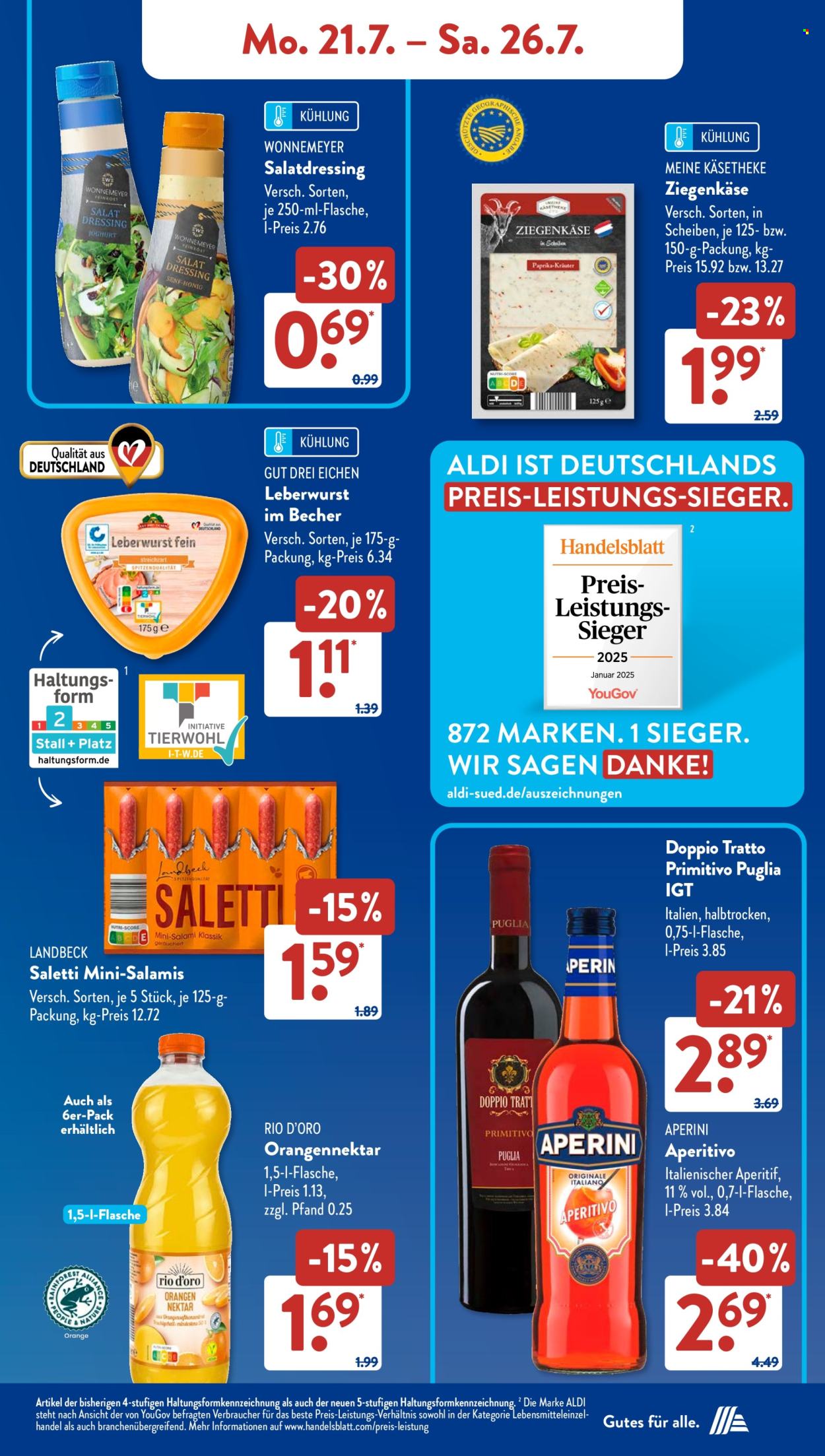 ALDI SÜD Prospekte  - 21.07.2025 - 26.07.2025. Seite 9