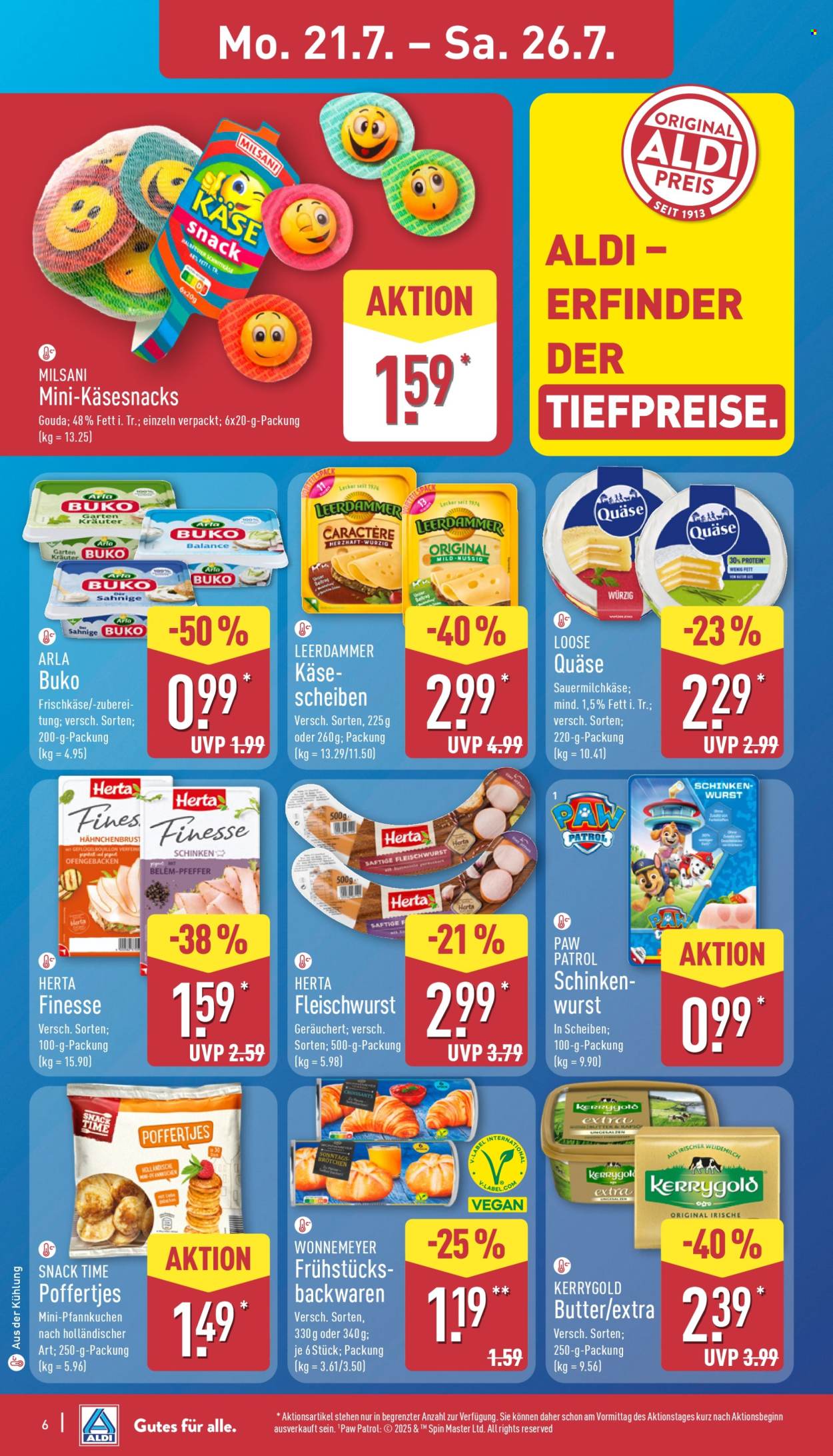 ALDI Nord Prospekte  - 21.07.2025 - 26.07.2025. Seite 6