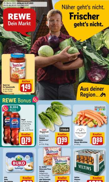 Prospekte REWE - 14.07.2025 - 20.07.2025.