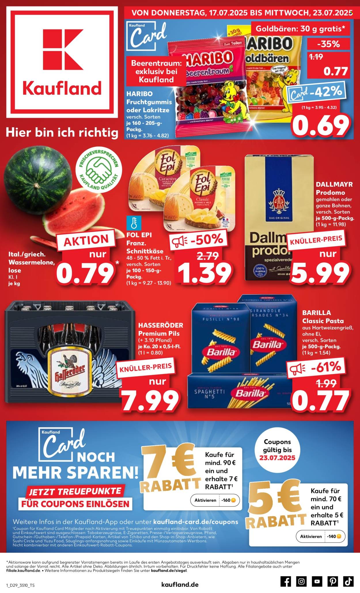 Kaufland Prospekte  - 17.07.2025 - 23.07.2025. Seite 1