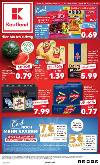 Prospekte Kaufland - 17.07.2025 - 23.07.2025.