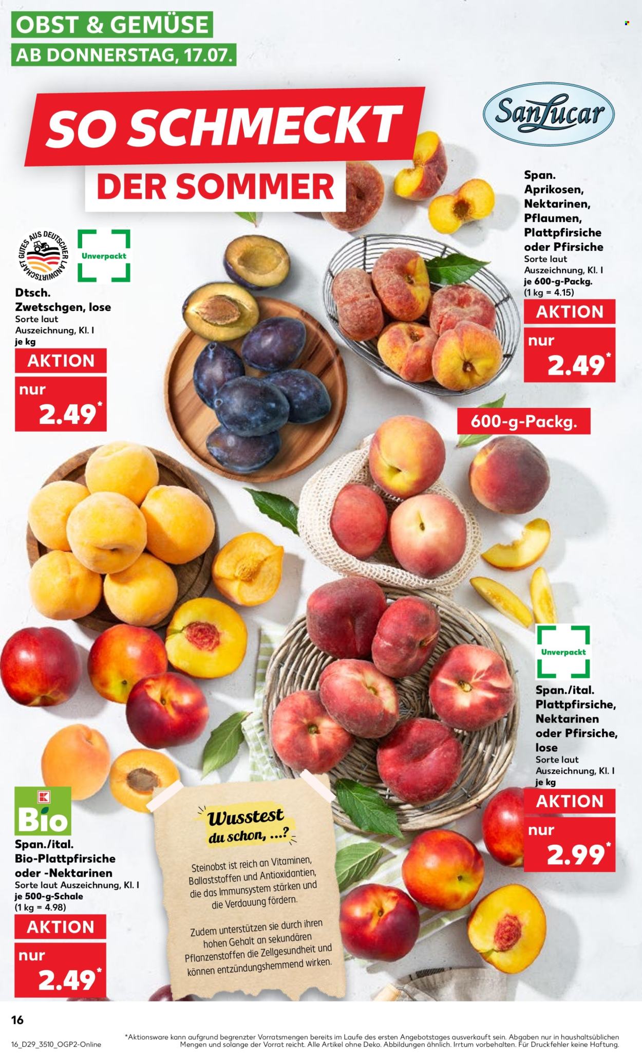 Kaufland Prospekte  - 17.07.2025 - 23.07.2025. Seite 16