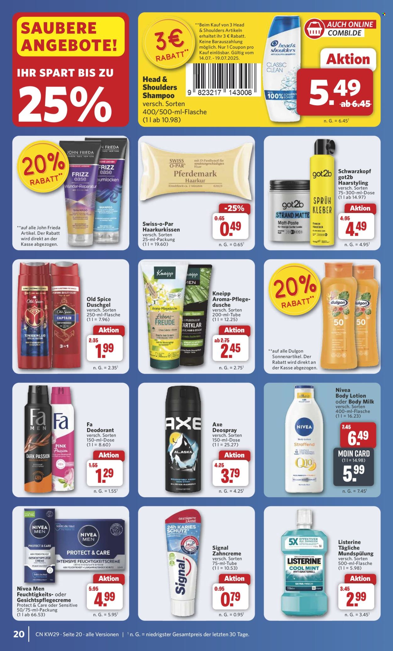 Combi Prospekte  - 14.07.2025 - 19.07.2025. Seite 25