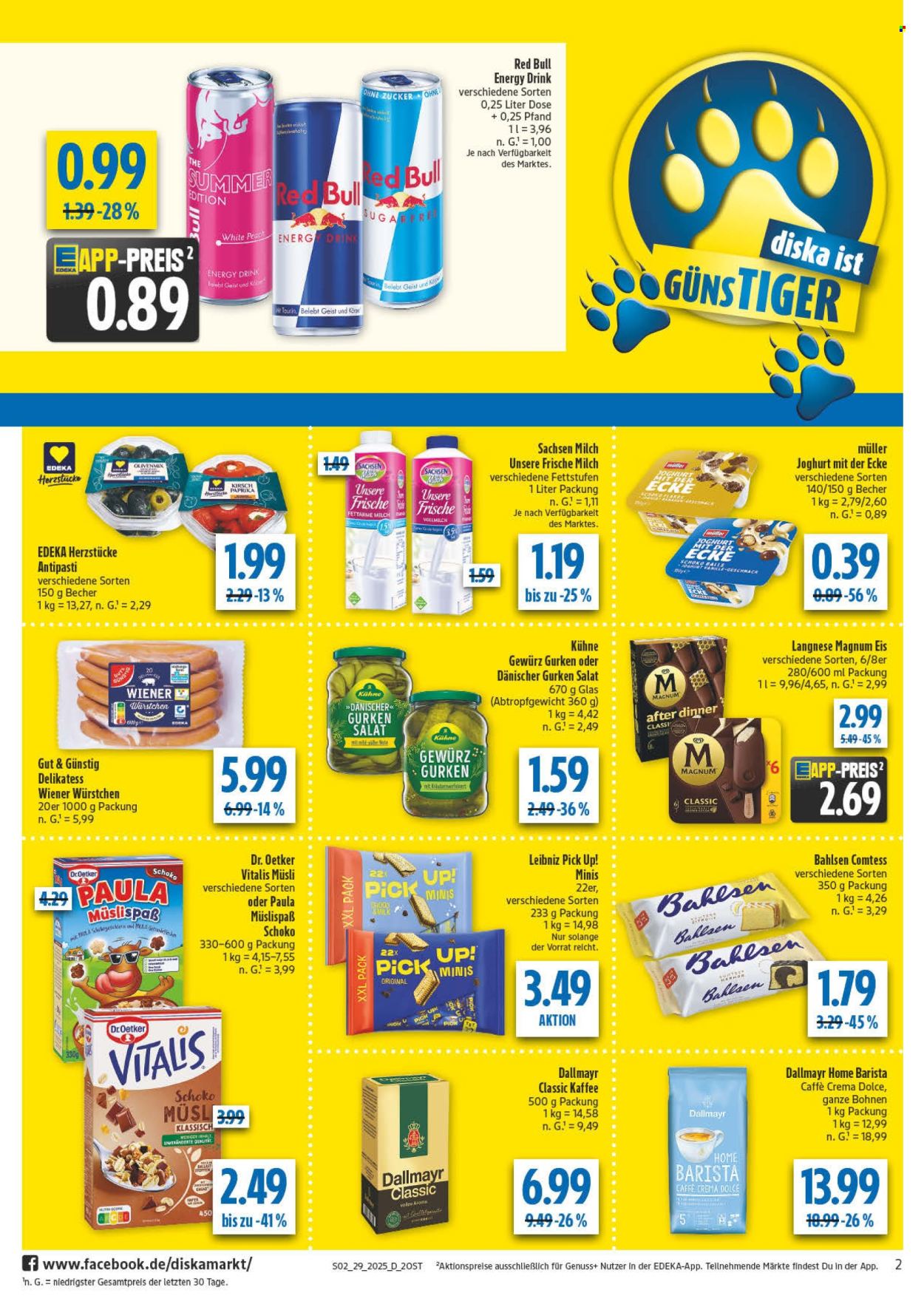 Diska Prospekte  - 14.07.2025 - 19.07.2025. Seite 2