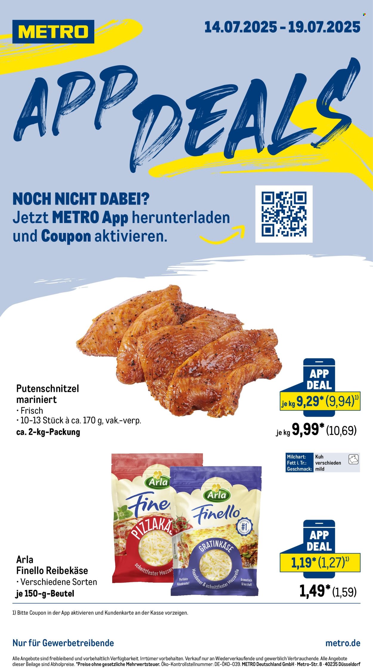 Metro Prospekte  - 14.07.2025 - 19.07.2025. Seite 1