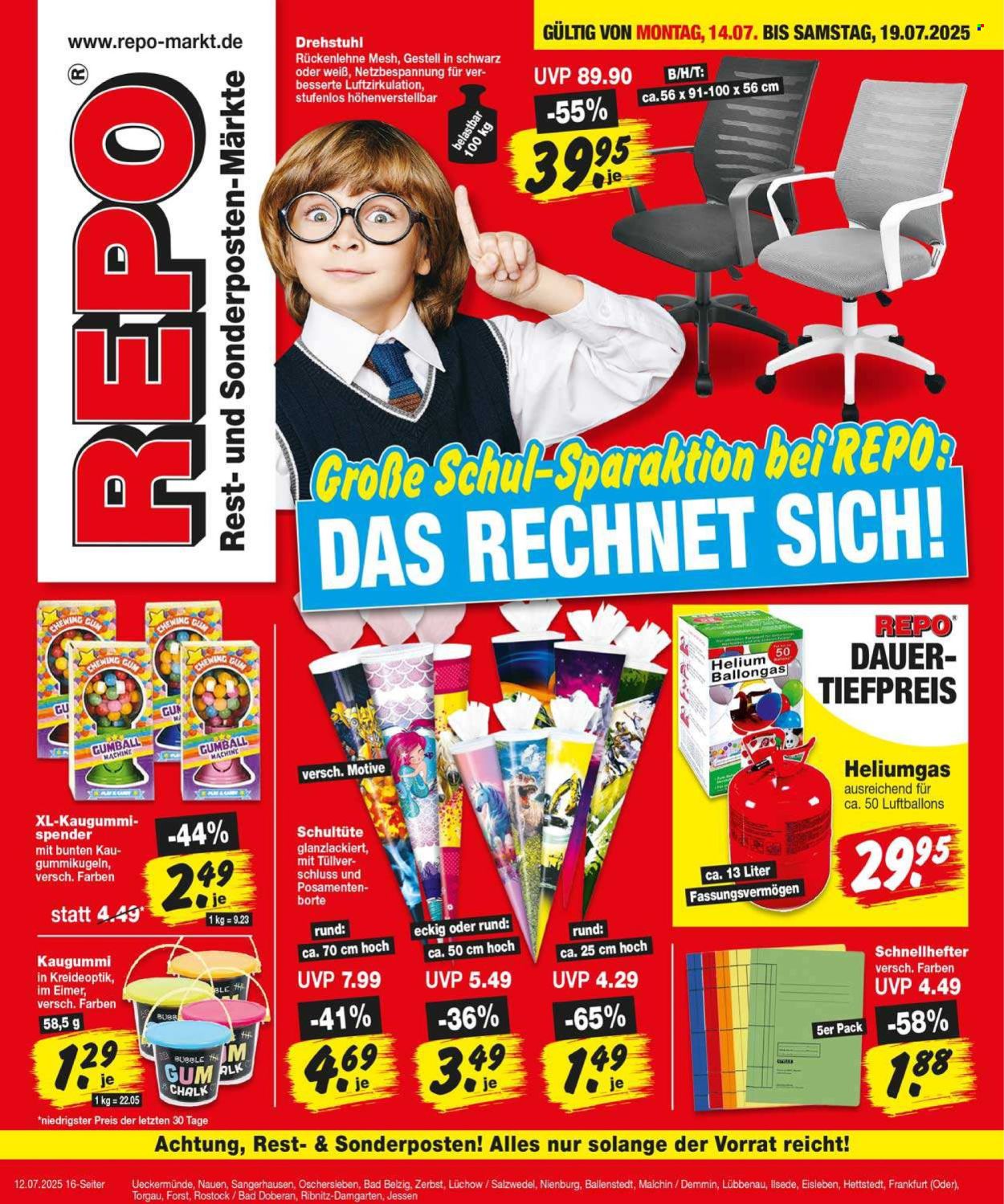 Repo Prospekte  - 14.07.2025 - 19.07.2025. Seite 1