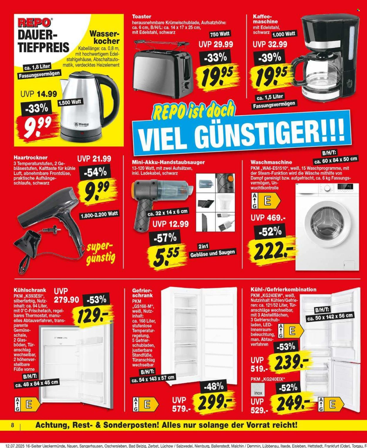 Repo Prospekte  - 14.07.2025 - 19.07.2025. Seite 8