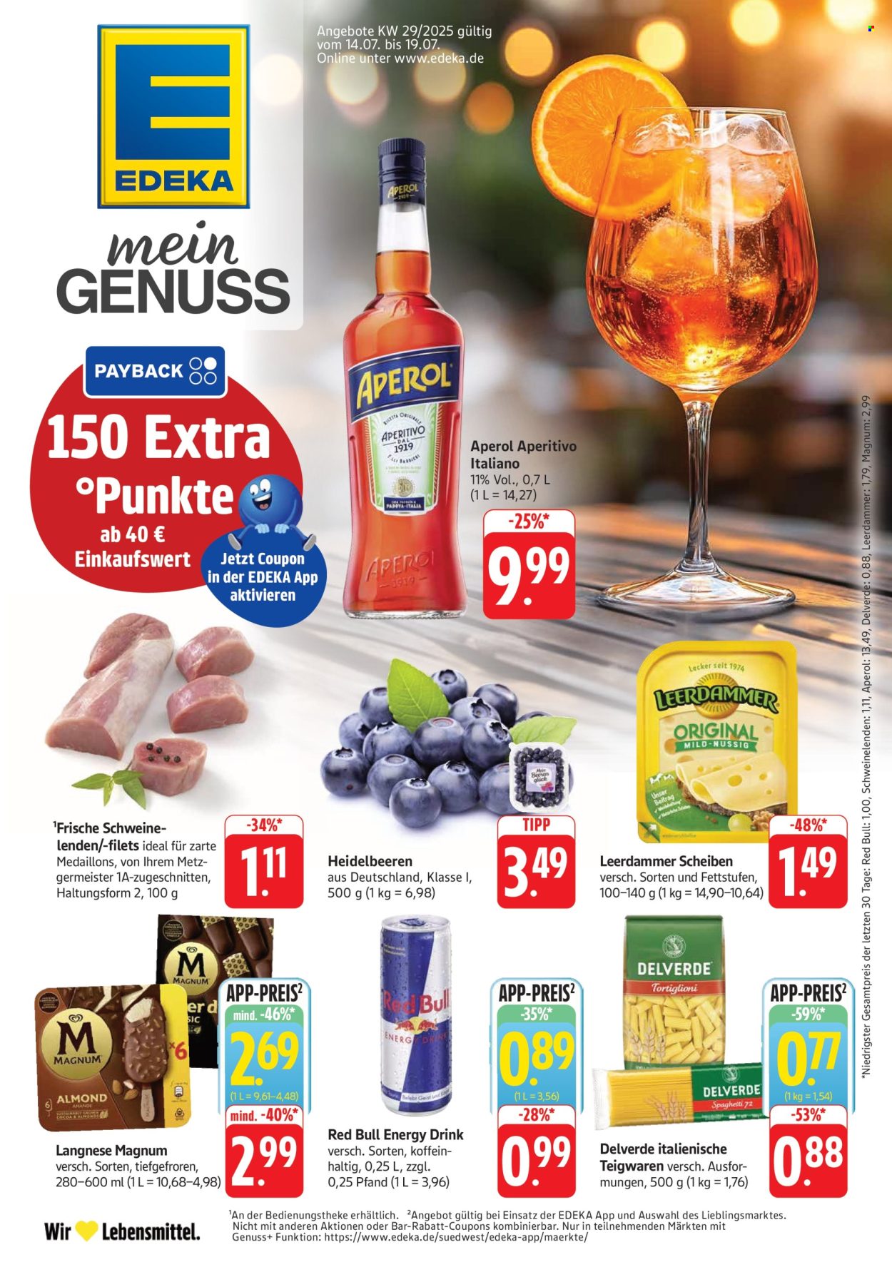 Edeka Prospekte  - 14.07.2025 - 19.07.2025. Seite 1