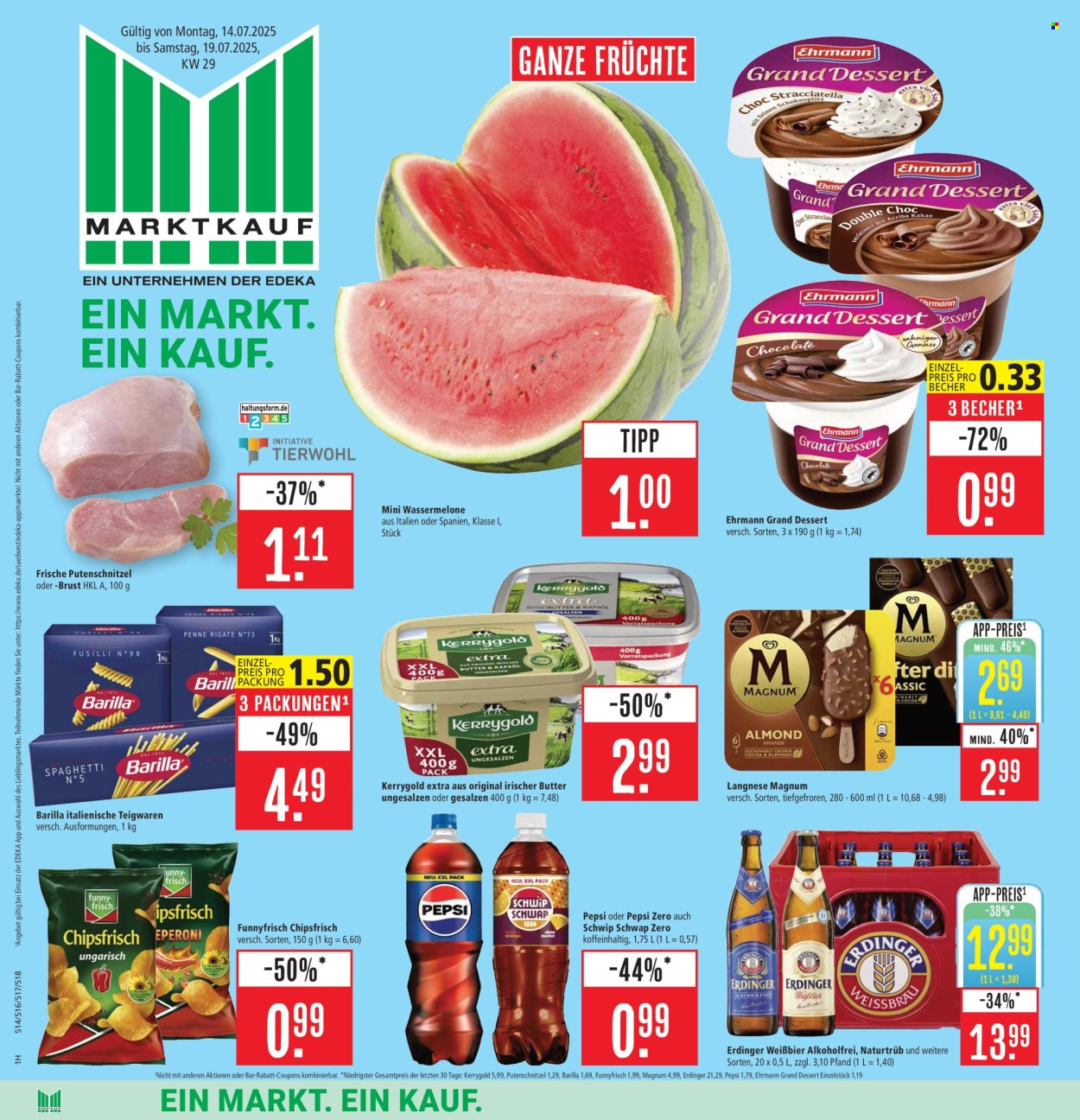 Marktkauf Prospekte  - 14.07.2025 - 19.07.2025. Seite 1