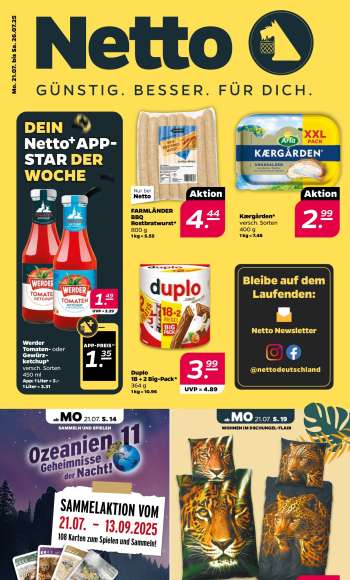 Prospekte Netto - 21.07.2025 - 26.07.2025.