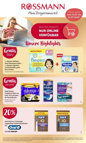 Prospekte Rossmann - 14.07.2025 - 25.07.2025.