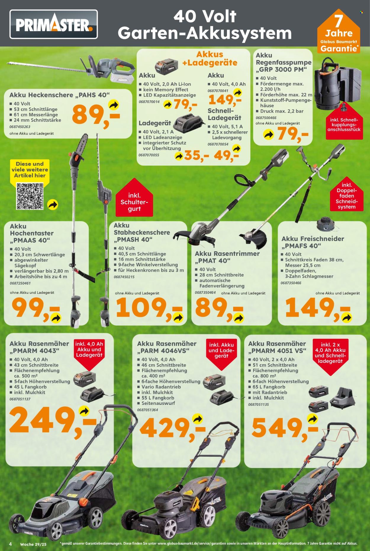 Globus Baumarkt Prospekte  - 14.07.2025 - 19.07.2025. Seite 4