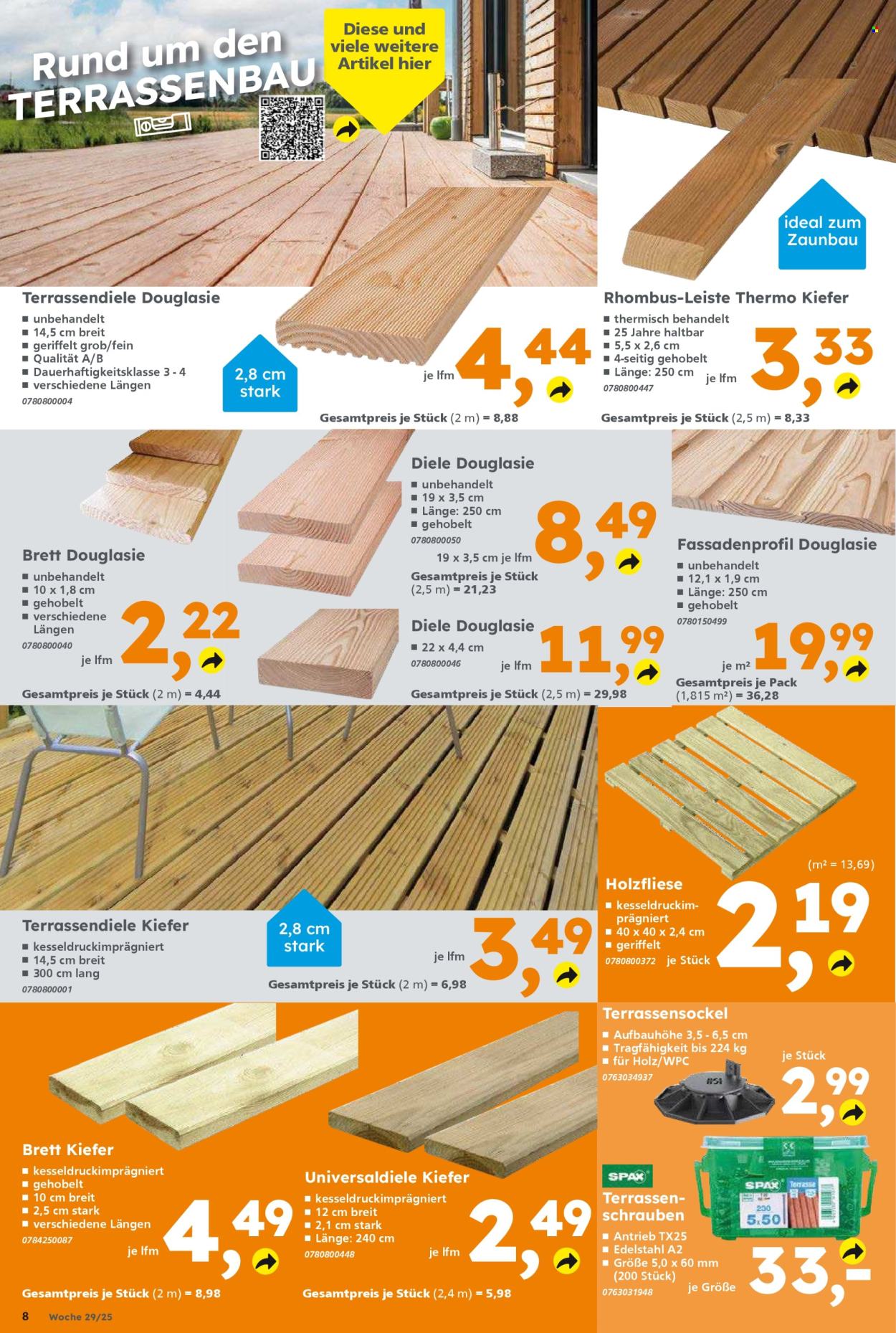 Globus Baumarkt Prospekte  - 14.07.2025 - 19.07.2025. Seite 8