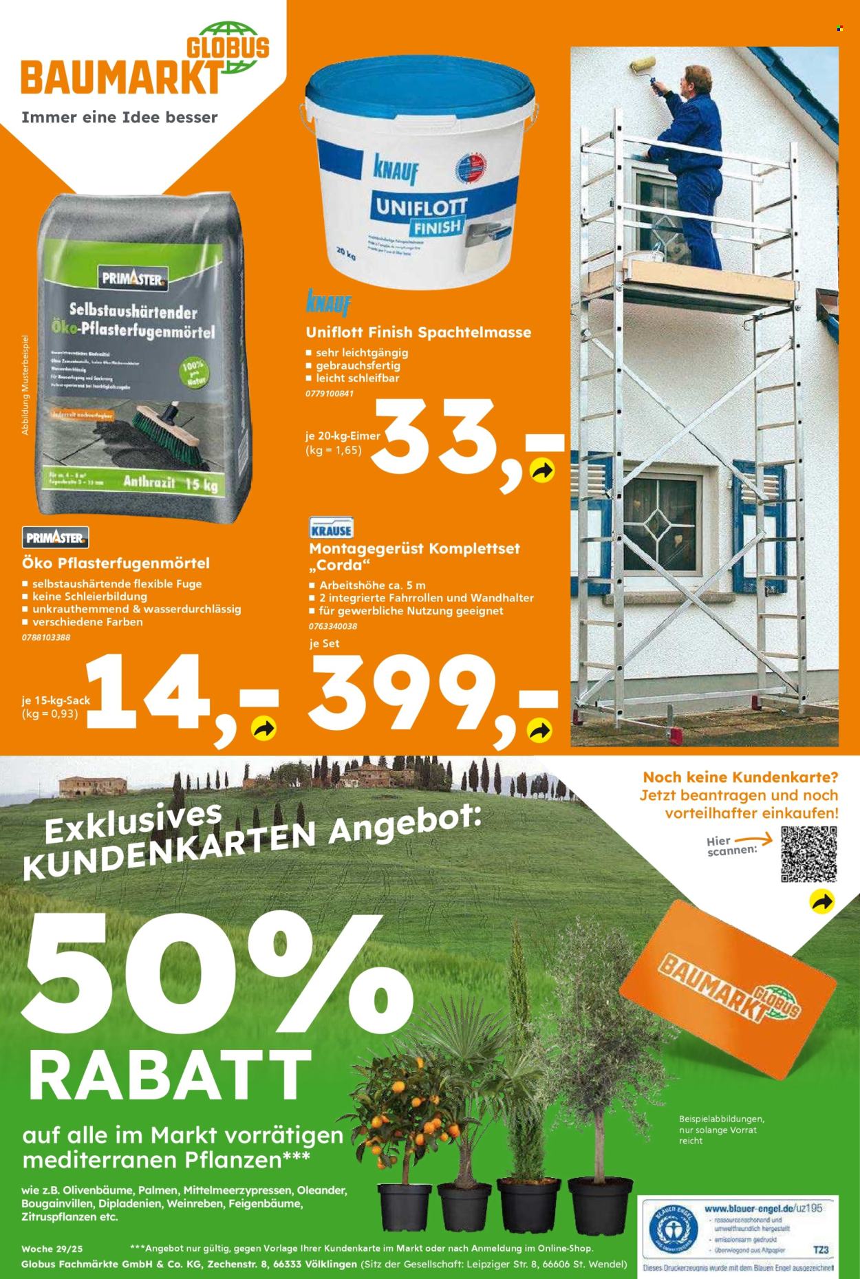 Globus Baumarkt Prospekte  - 14.07.2025 - 19.07.2025. Seite 16