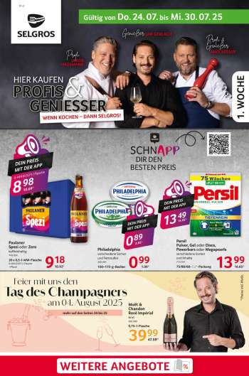 Prospekte Selgros - 24.07.2025 - 30.07.2025.
