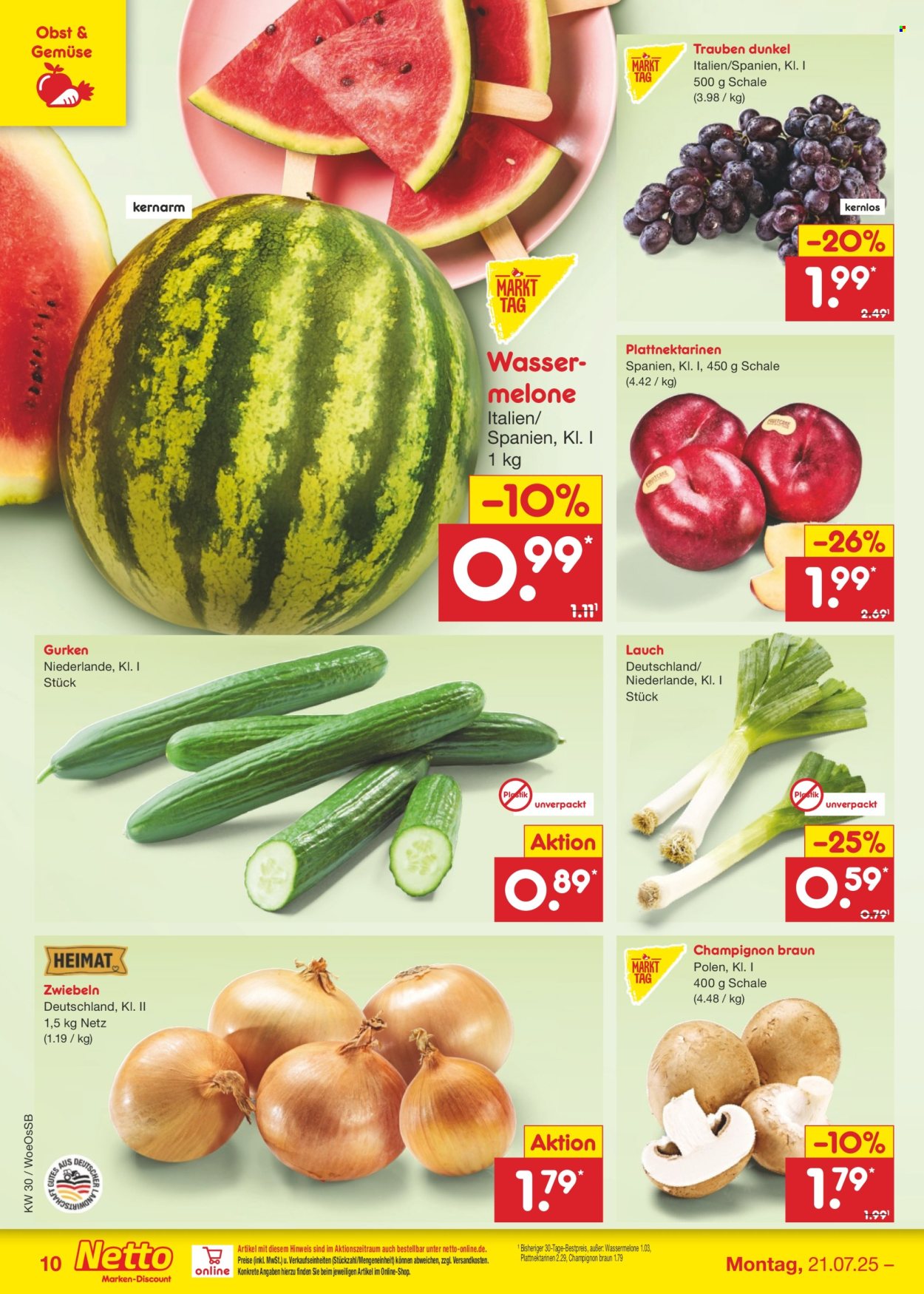 Netto Marken-Discount Prospekte  - 21.07.2025 - 26.07.2025. Seite 12