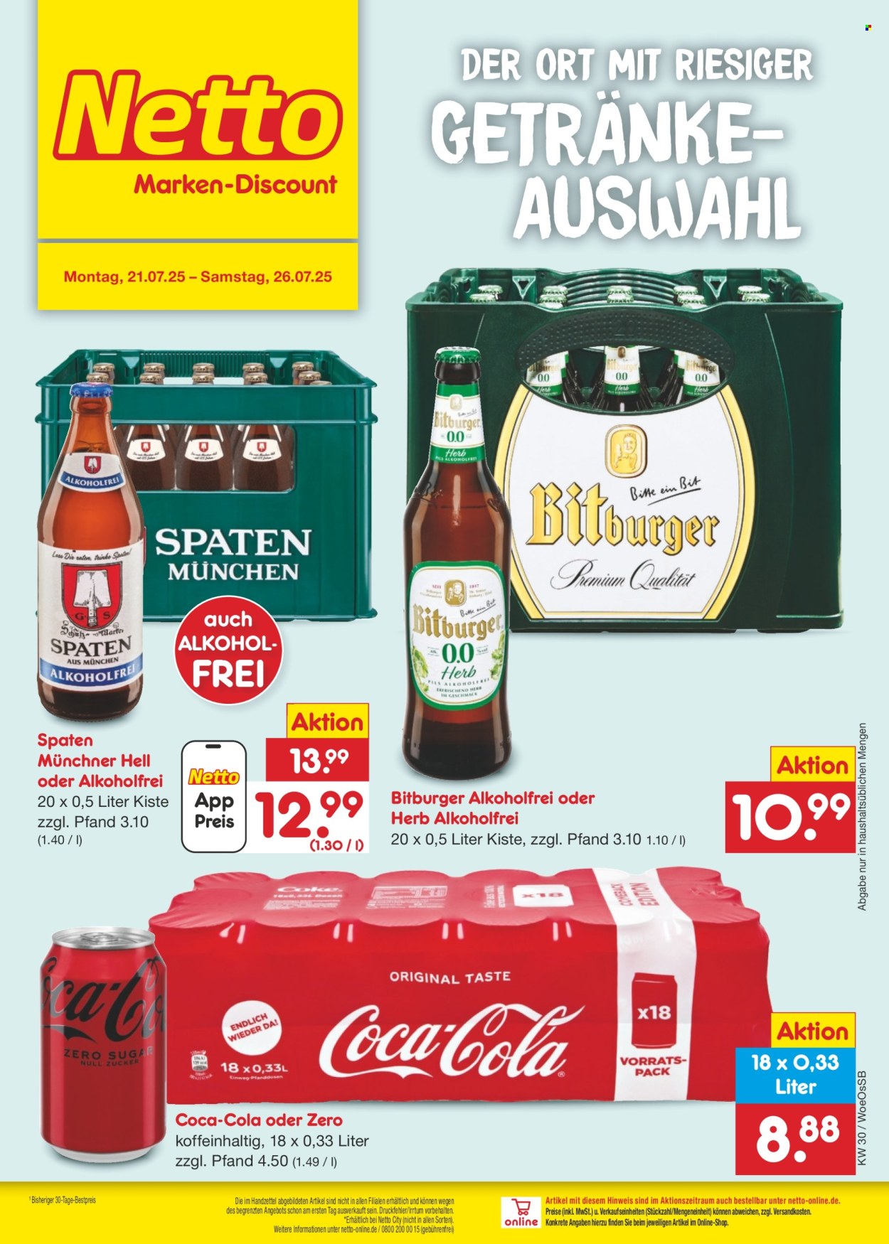 Netto Marken-Discount Prospekte  - 21.07.2025 - 26.07.2025. Seite 30