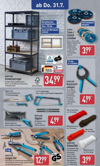 thumbnail - WORKZONE Schnur/Seil