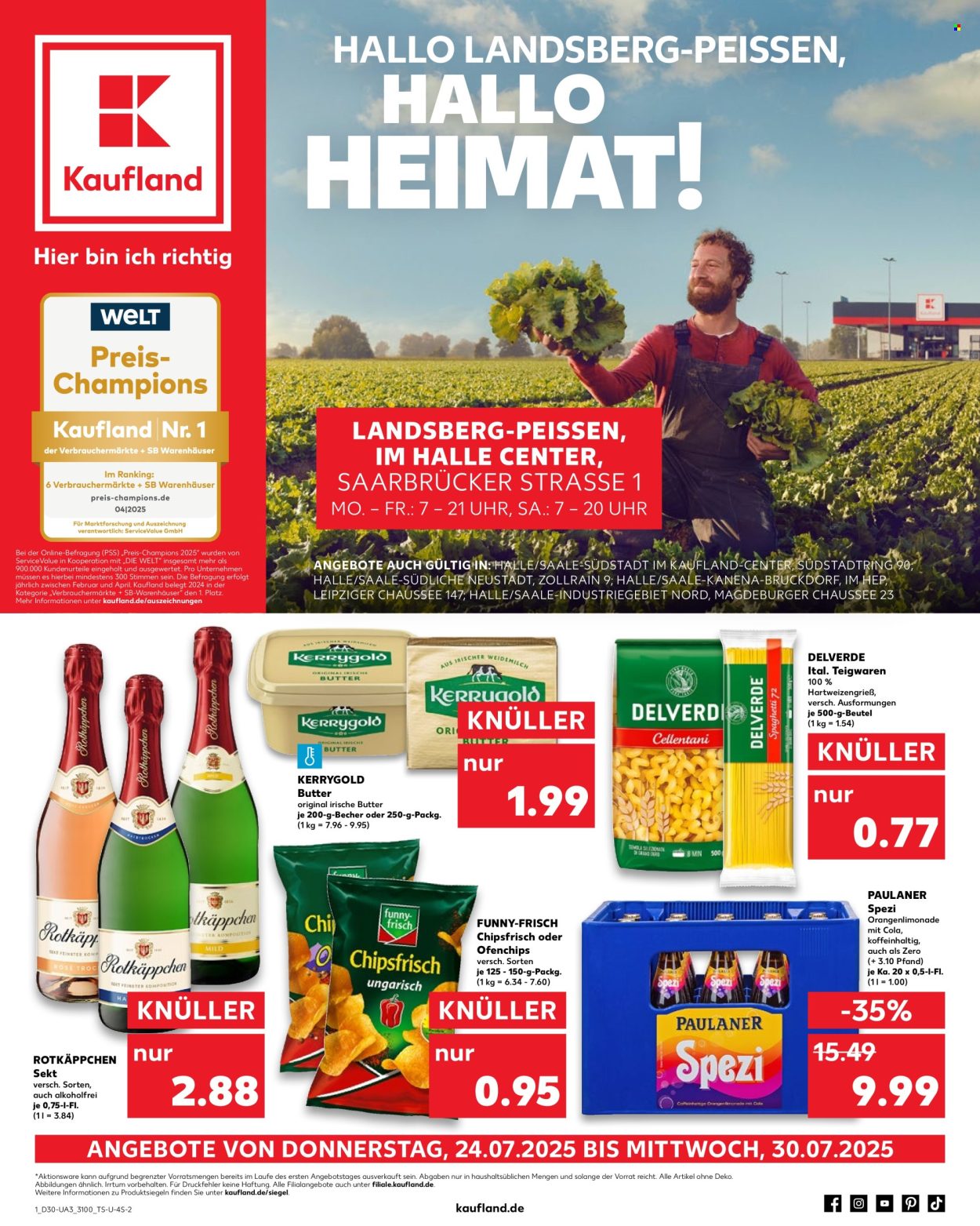 Kaufland Prospekte  - 24.07.2025 - 30.07.2025. Seite 1