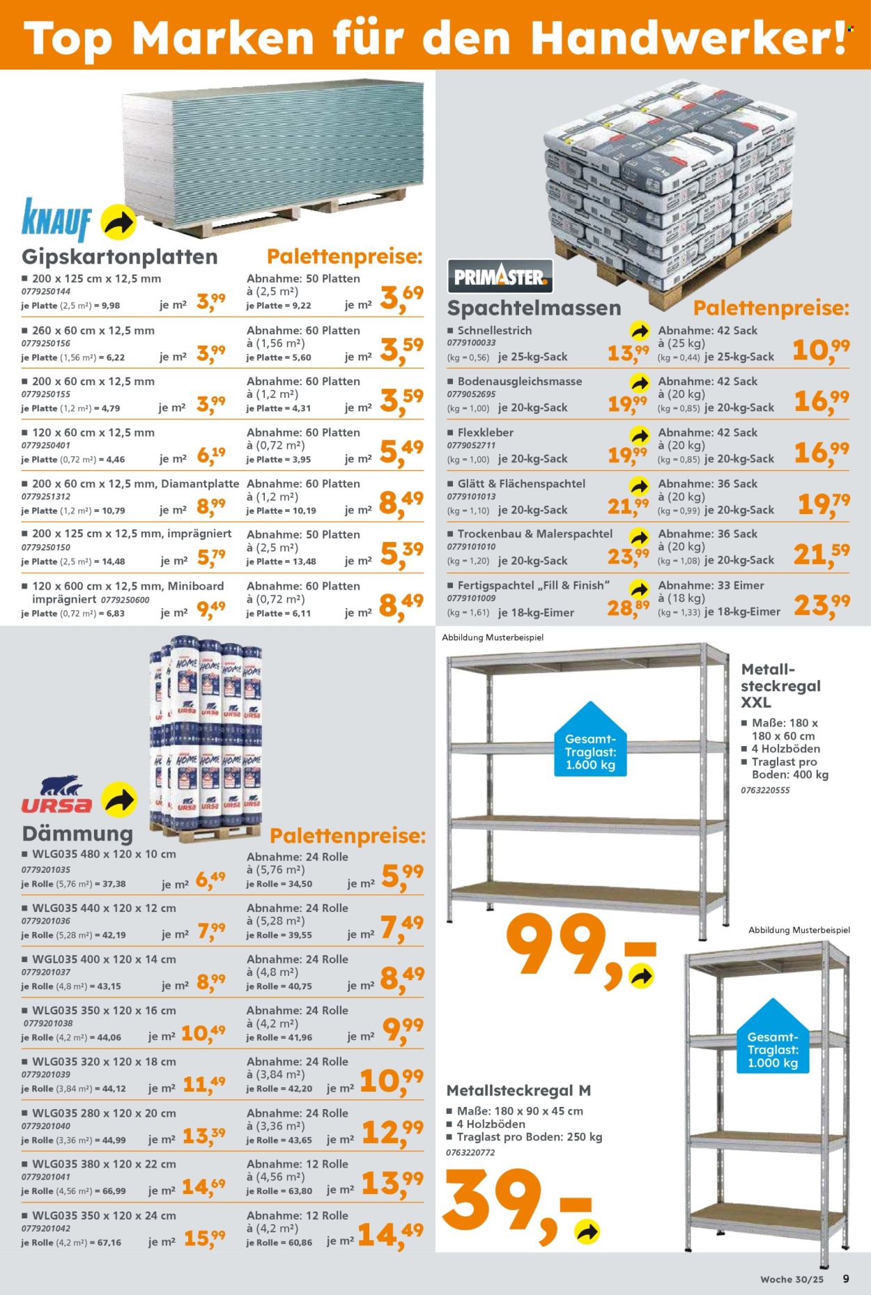 Globus Baumarkt Prospekte  - 21.07.2025 - 26.07.2025. Seite 9