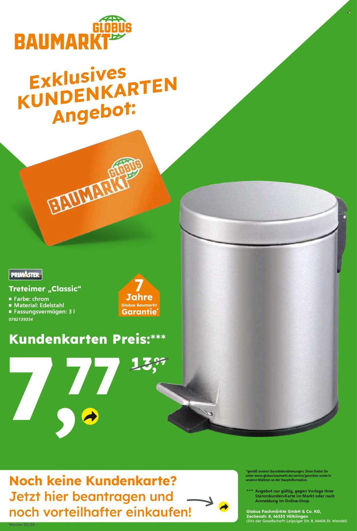 Globus Baumarkt Prospekte  - 21.07.2025 - 26.07.2025. Seite 10