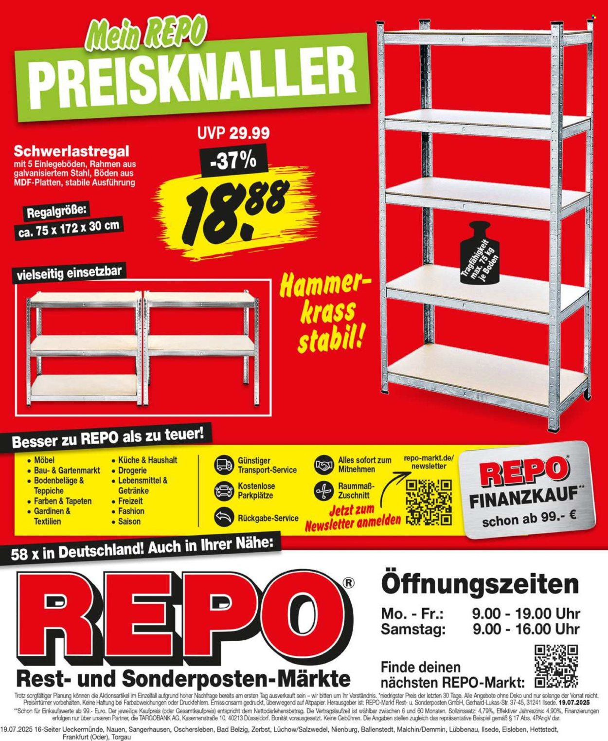 Repo Prospekte  - 21.07.2025 - 26.07.2025. Seite 16