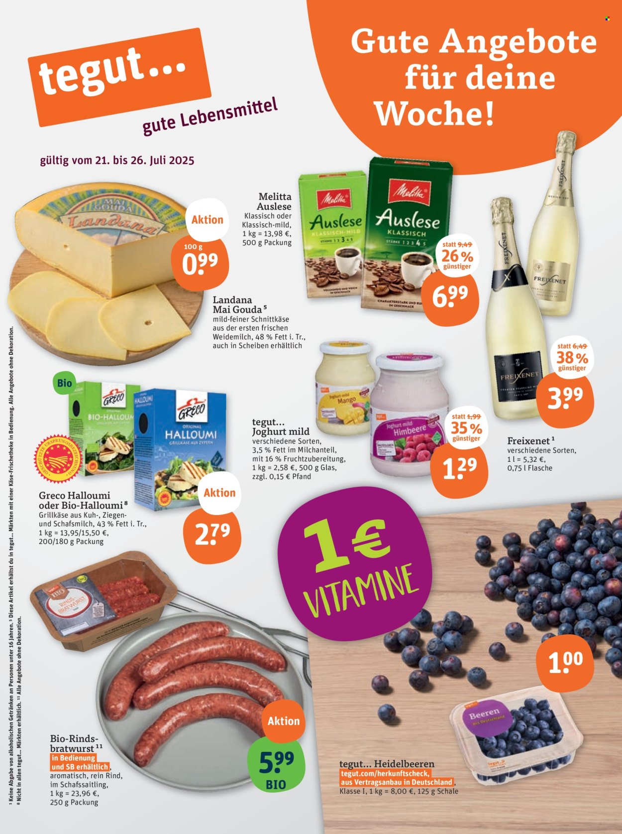 tegut... Prospekte  - 21.07.2025 - 26.07.2025. Seite 3