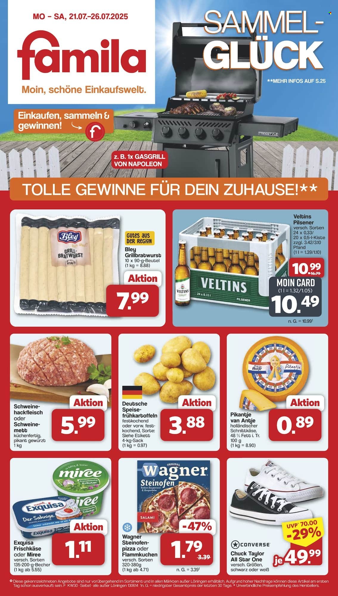 famila Prospekte  - 21.07.2025 - 26.07.2025. Seite 1