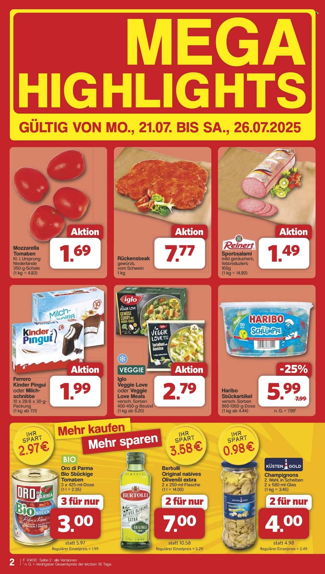 famila Prospekte  - 21.07.2025 - 26.07.2025. Seite 2