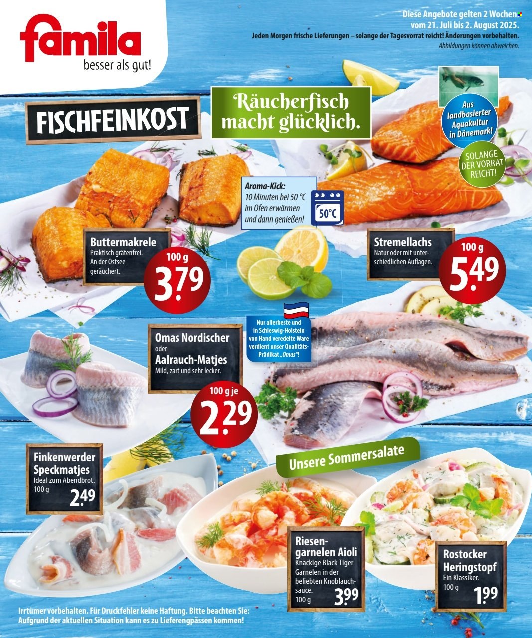 famila Prospekte  - 21.07.2025 - 2.08.2025. Seite 2