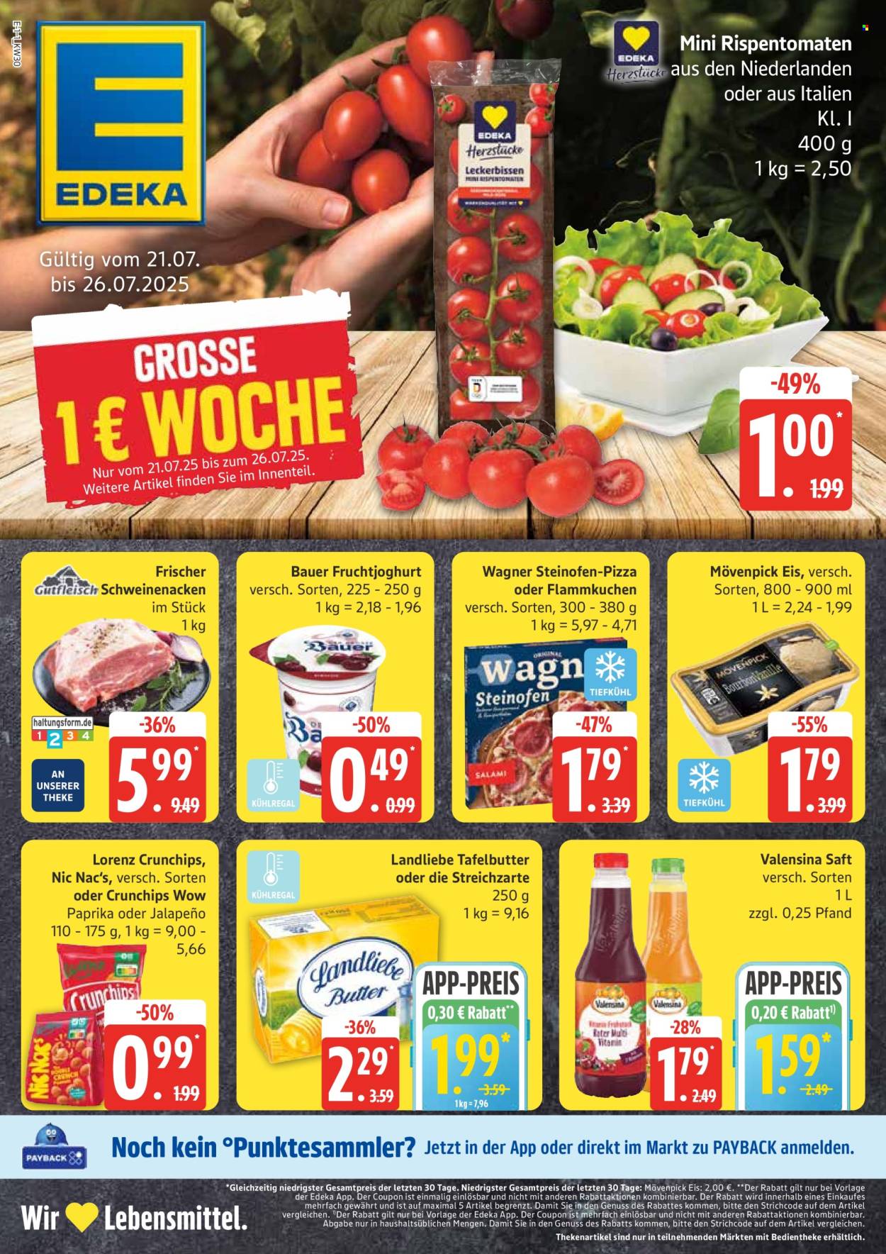 Edeka Prospekte  - 21.07.2025 - 26.07.2025. Seite 1