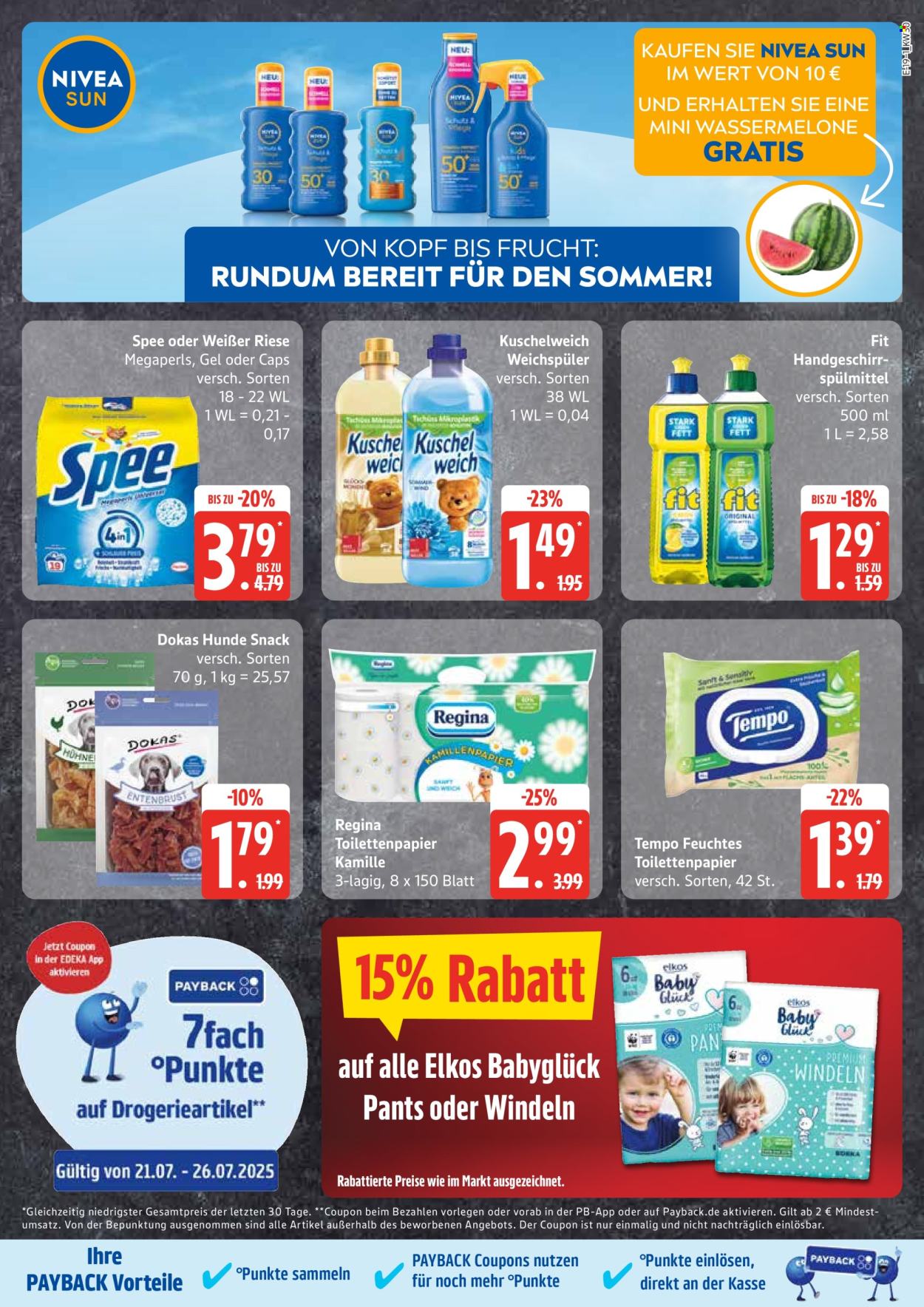 Edeka Prospekte  - 21.07.2025 - 26.07.2025. Seite 19