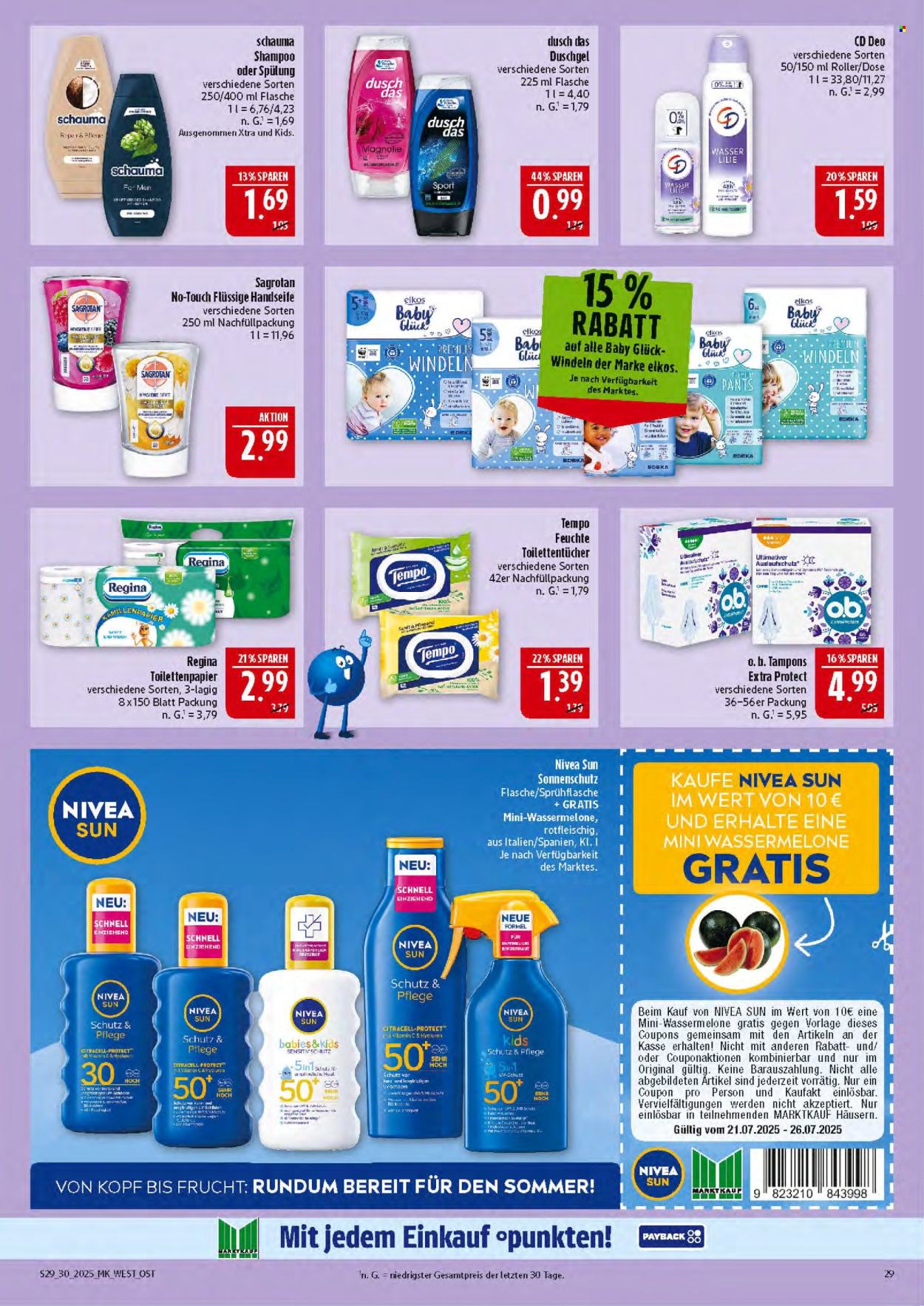 Marktkauf Prospekte  - 21.07.2025 - 26.07.2025. Seite 29