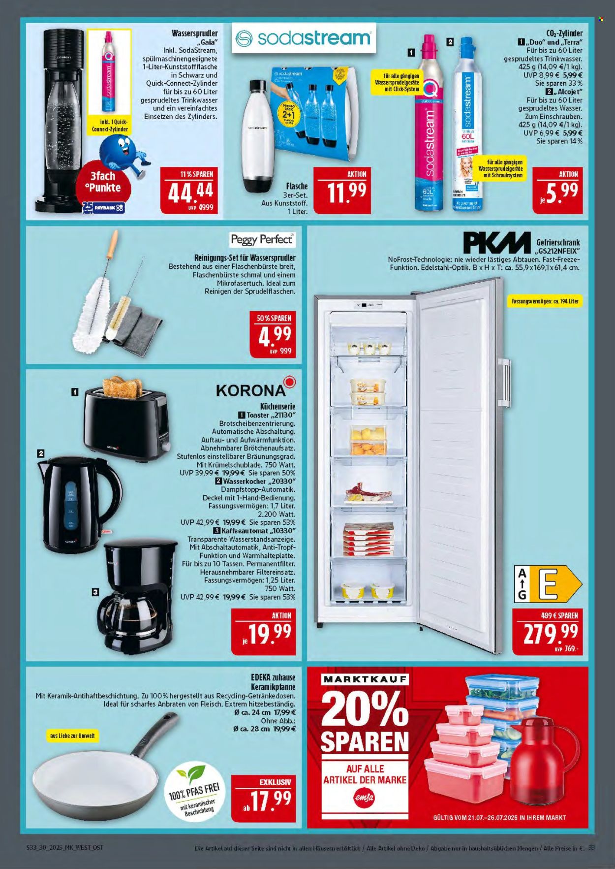 Marktkauf Prospekte  - 21.07.2025 - 26.07.2025. Seite 33