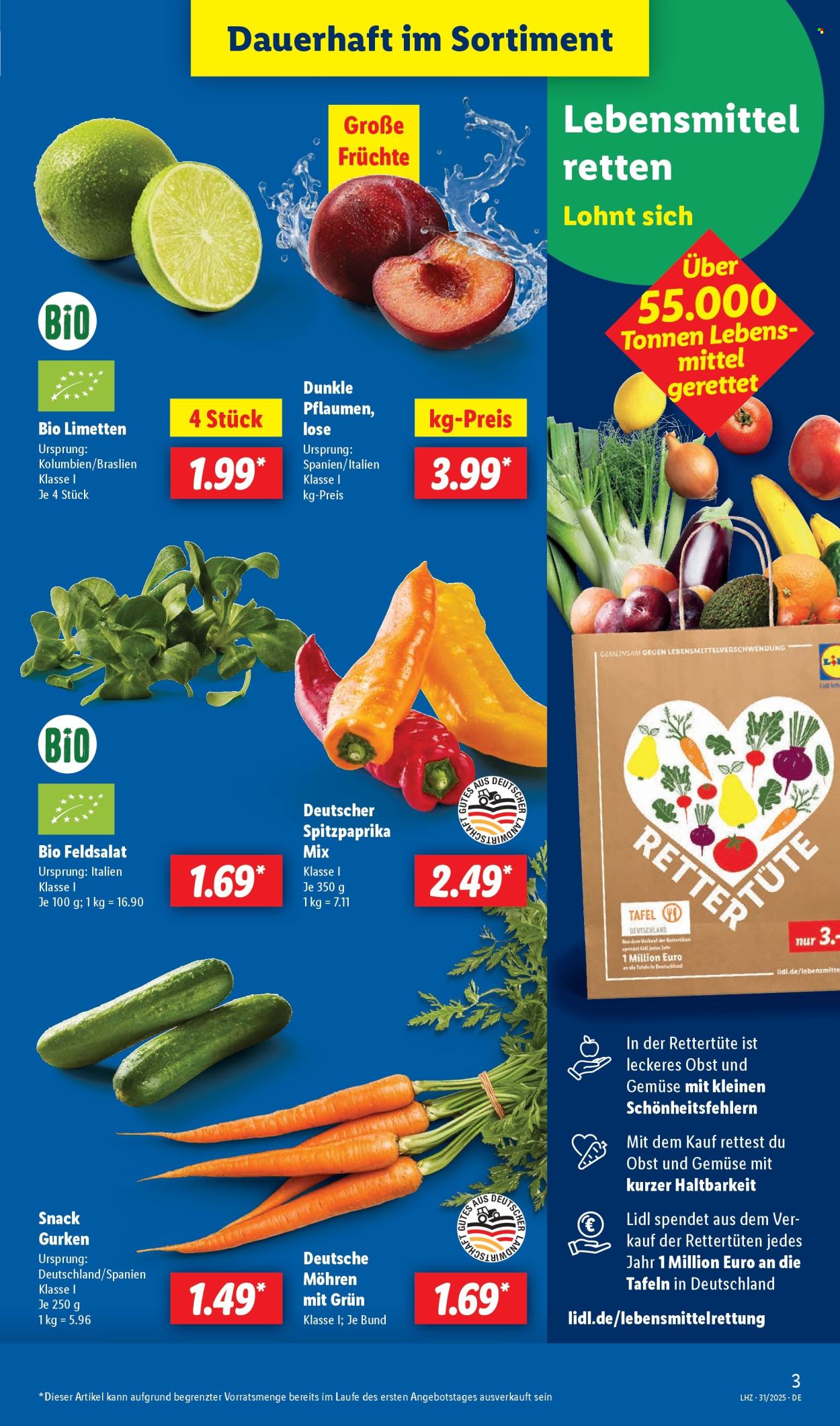 Lidl Prospekte  - 28.07.2025 - 2.08.2025. Seite 3