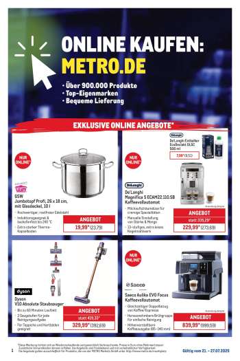 Prospekte Metro - 21.07.2025 - 27.07.2025.
