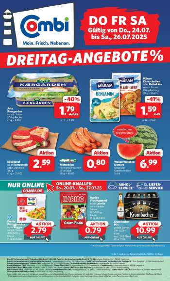 Prospekte Combi - 24.07.2025 - 26.07.2025.