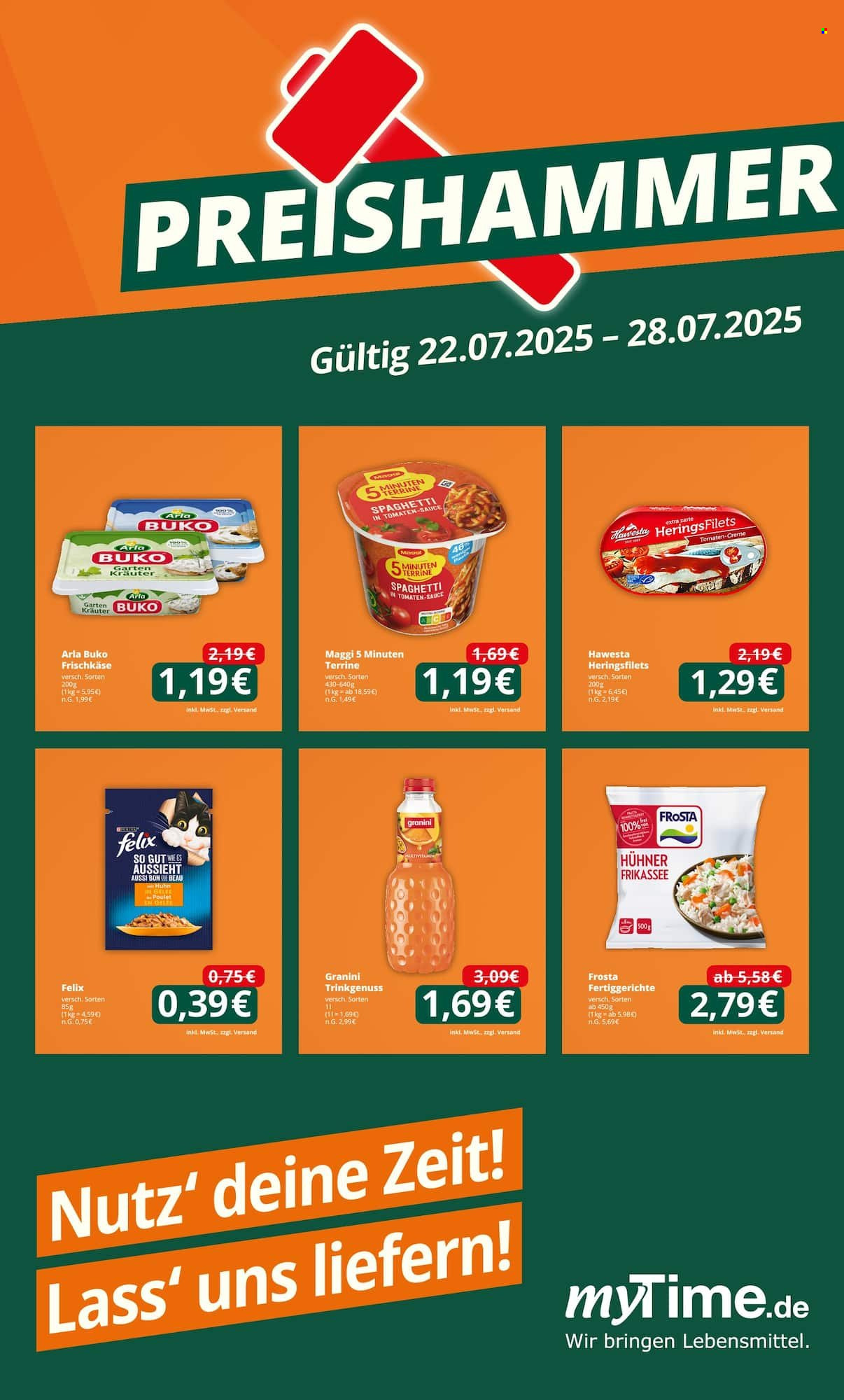 famila Prospekte  - 22.07.2025 - 28.07.2025. Seite 1