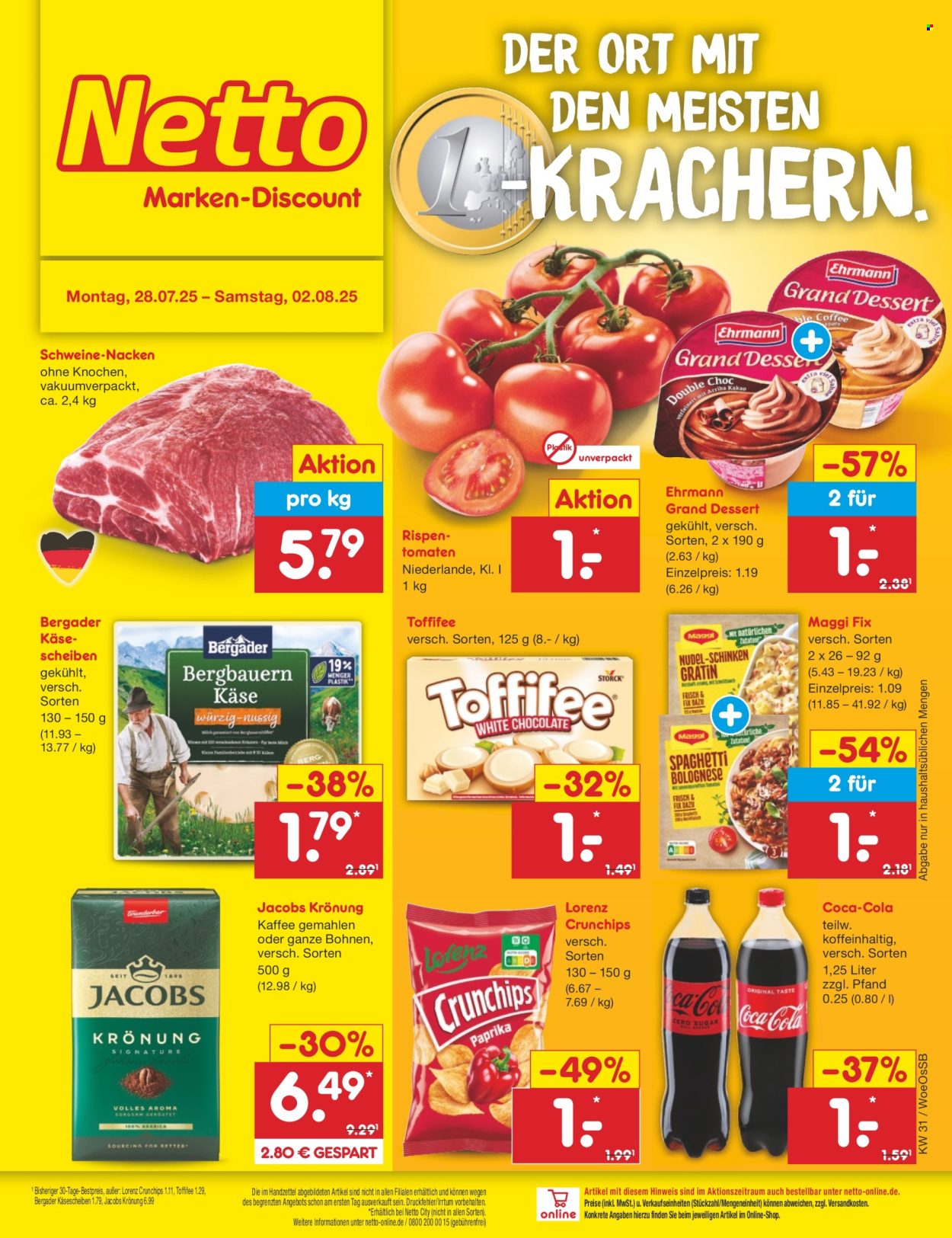 Netto Marken-Discount Prospekte  - 28.07.2025 - 2.08.2025. Seite 1