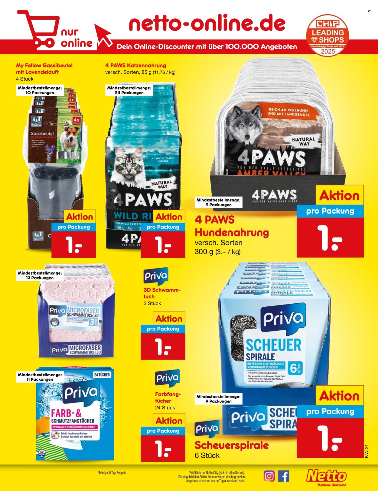 Netto Marken-Discount Prospekte  - 28.07.2025 - 2.08.2025. Seite 31